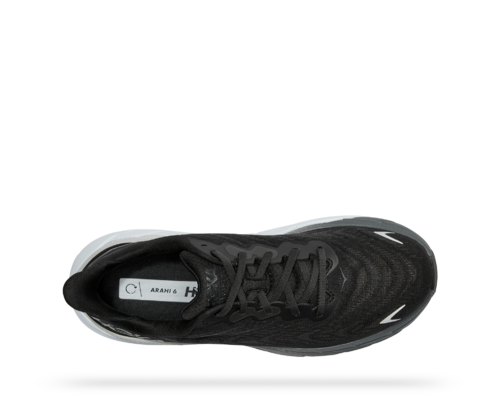 HOKA ARAHI 6 BLACK / WHITE