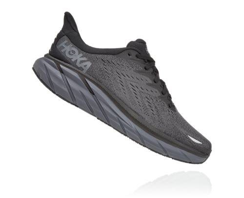 HOKA CLIFTON 8 BLACK / BLACK