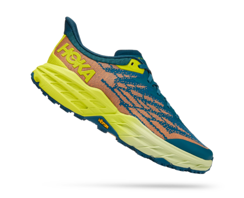 HOKA SPEEDGOAT 5 WIDE BLUE CORAL / EVENING PRIMROSE