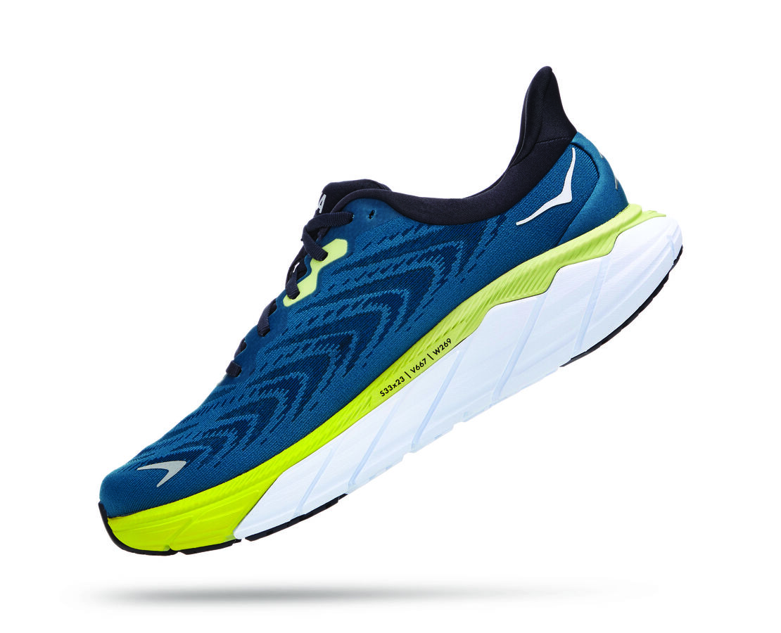 HOKA ARAHI 6 BLUE GRAPHITE / BLUE CORAL