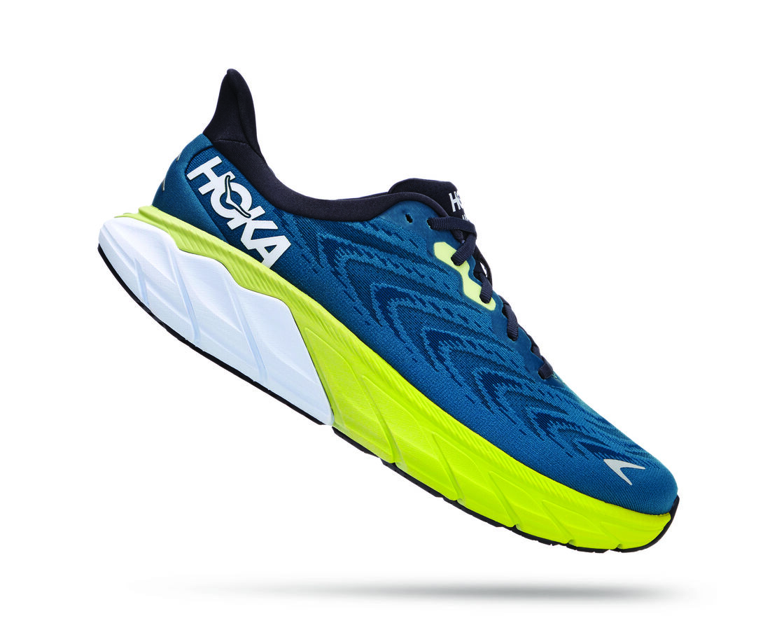 HOKA ARAHI 6 BLUE GRAPHITE / BLUE CORAL