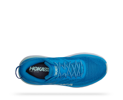 HOKA BONDI 7 IBIZA BLUE / BLUE GLASS