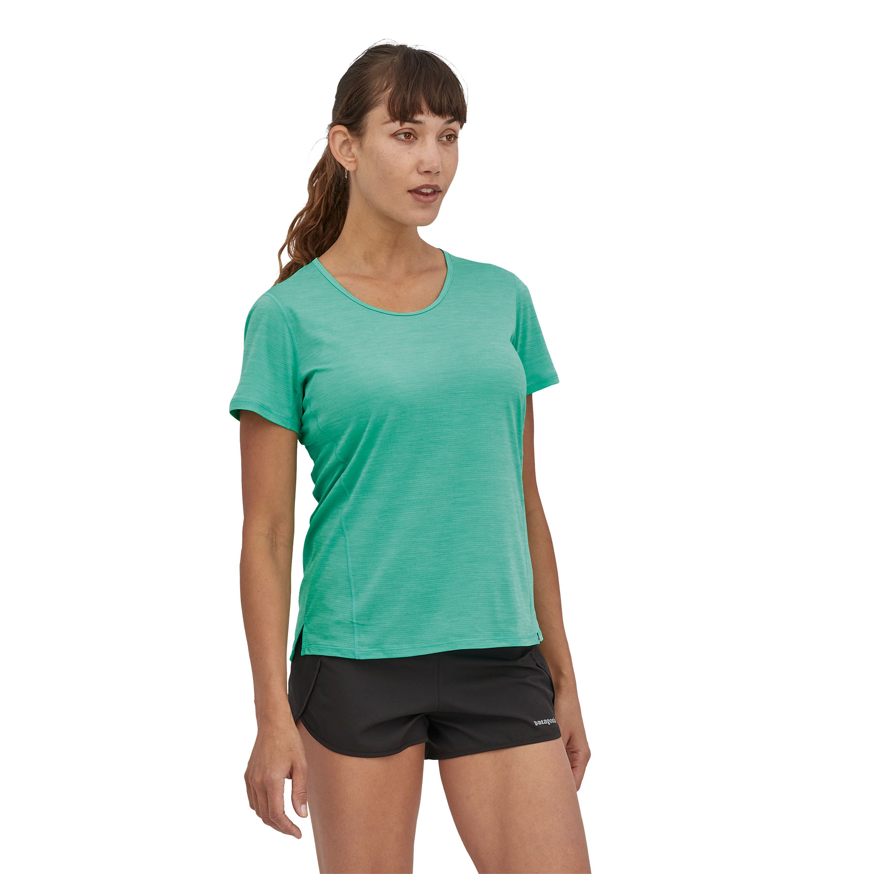 PATAGONIA Women's Capilene® Cool Lightweight Shirt Fresh Teal - Light Fresh Teal X-Dye