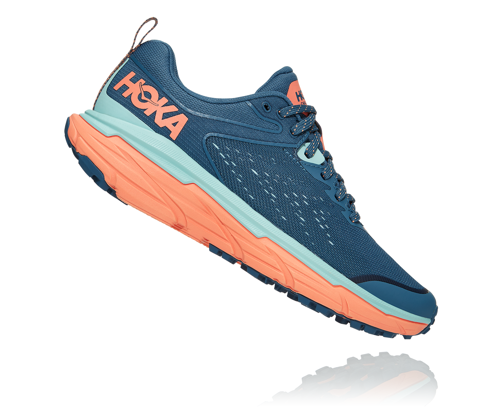 HOKA CHALLENGER ATR 6 W REAL TEAL / CANTALOUPE