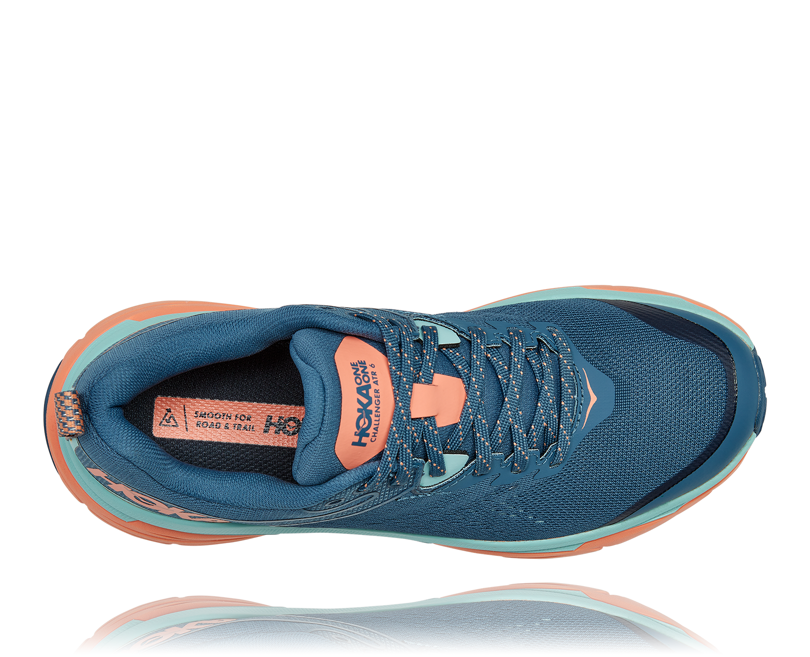 HOKA CHALLENGER ATR 6 W REAL TEAL / CANTALOUPE