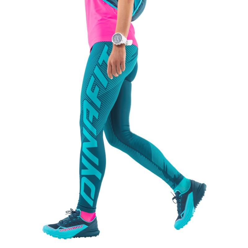 DYNAFIT ULTRA GRAPHIC LON TIGHTS W Petrol