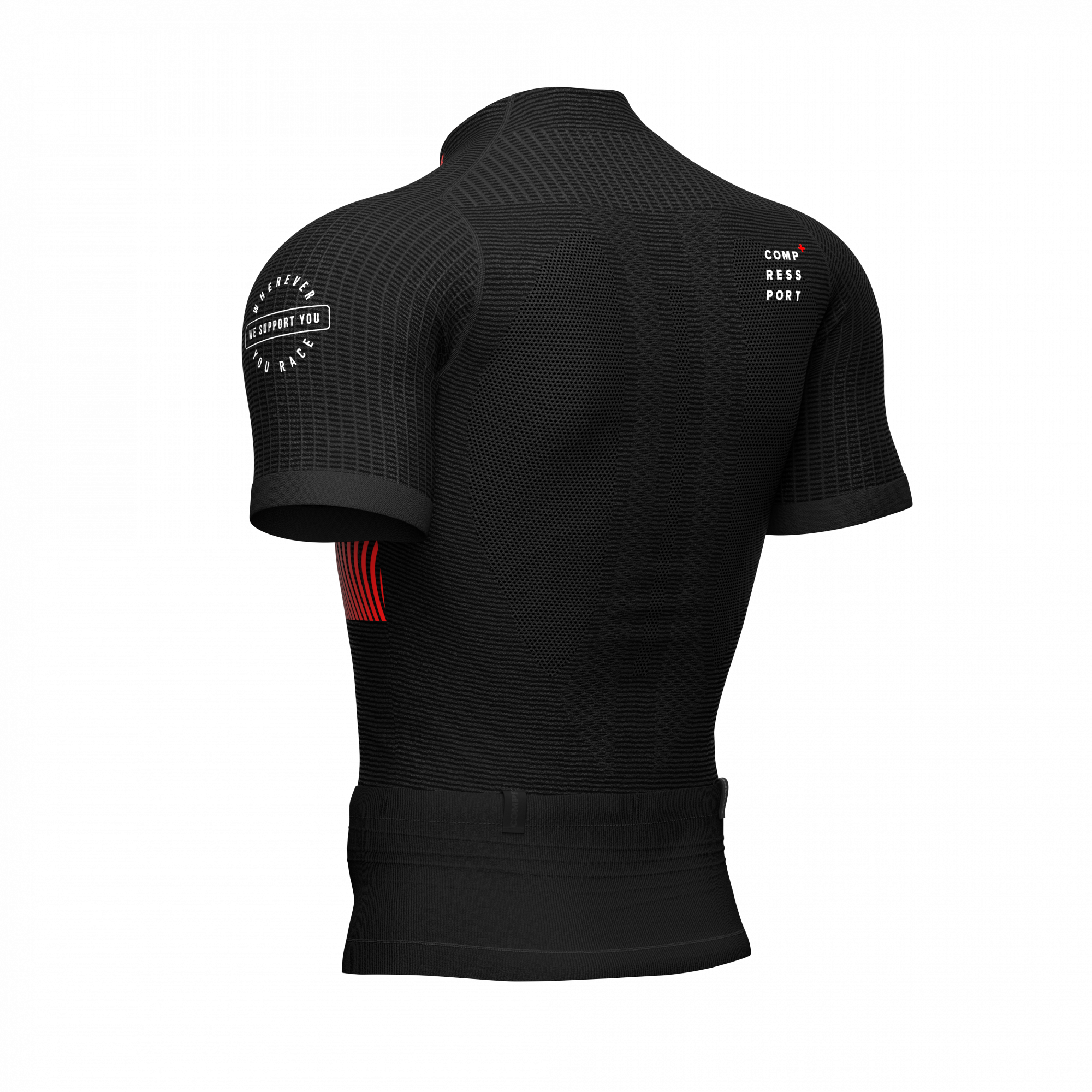 COMPRESSPORT TRAIL POSTURAL SS TOP M BLACK NEW