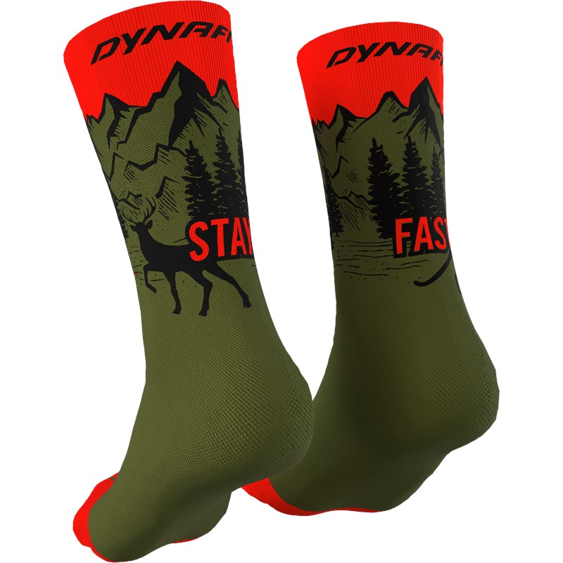 DYNAFIT Stay Fast Socks Unisex Winter Moss