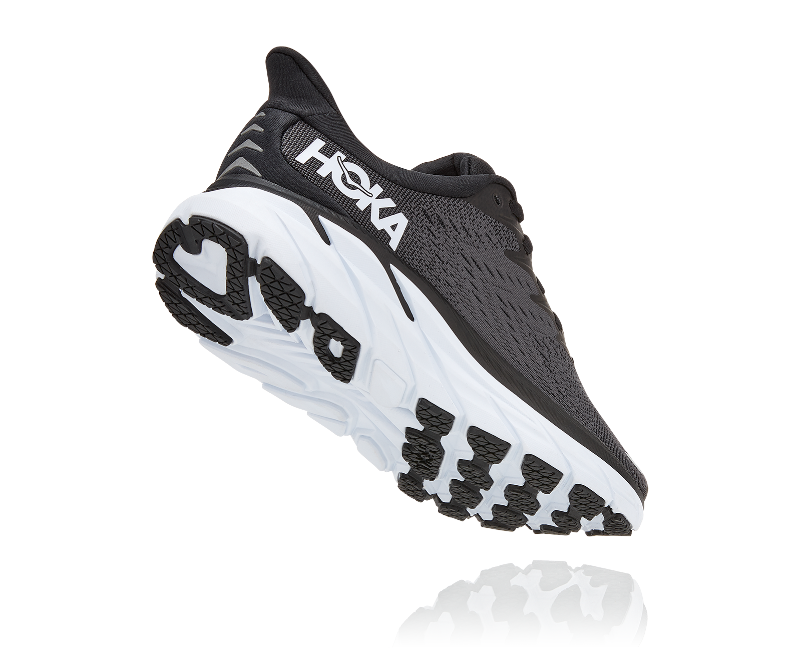 HOKA CLIFTON 8 W BLACK / WHITE