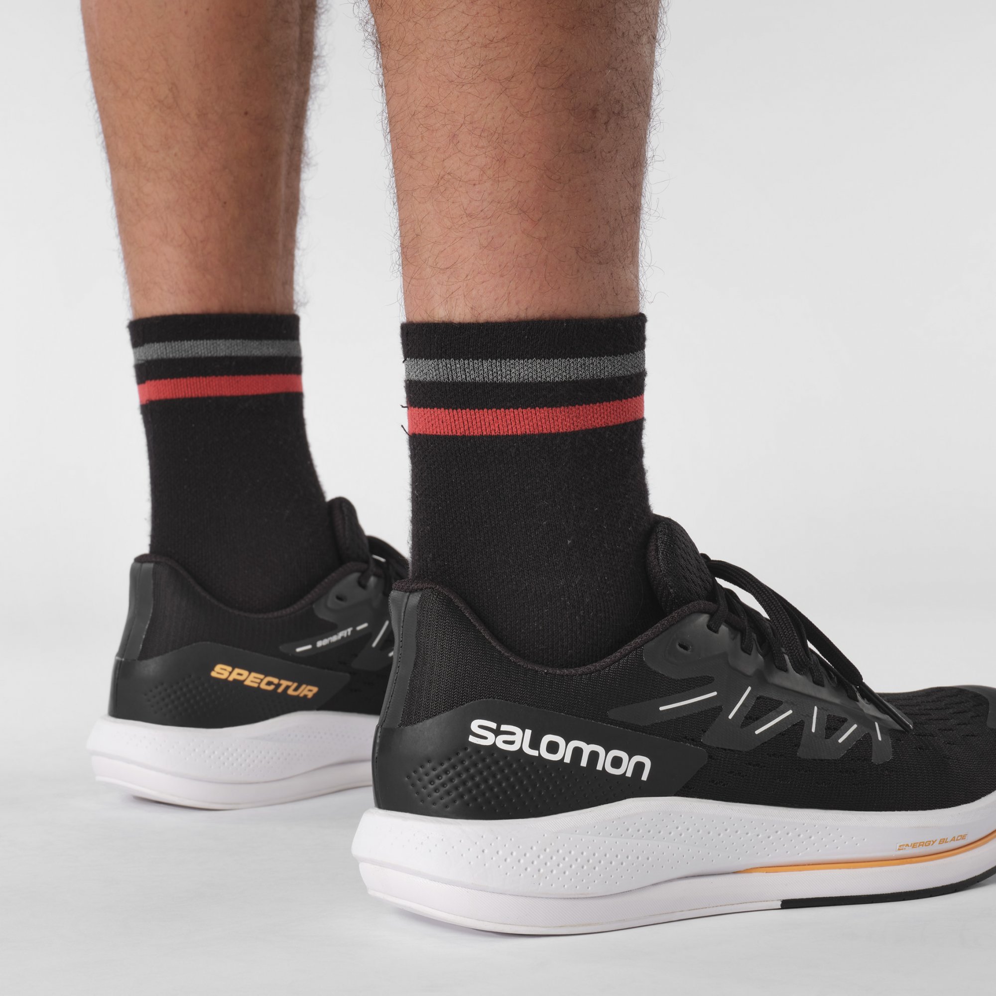 SALOMON SPECTUR Black/White/Blazing Orange