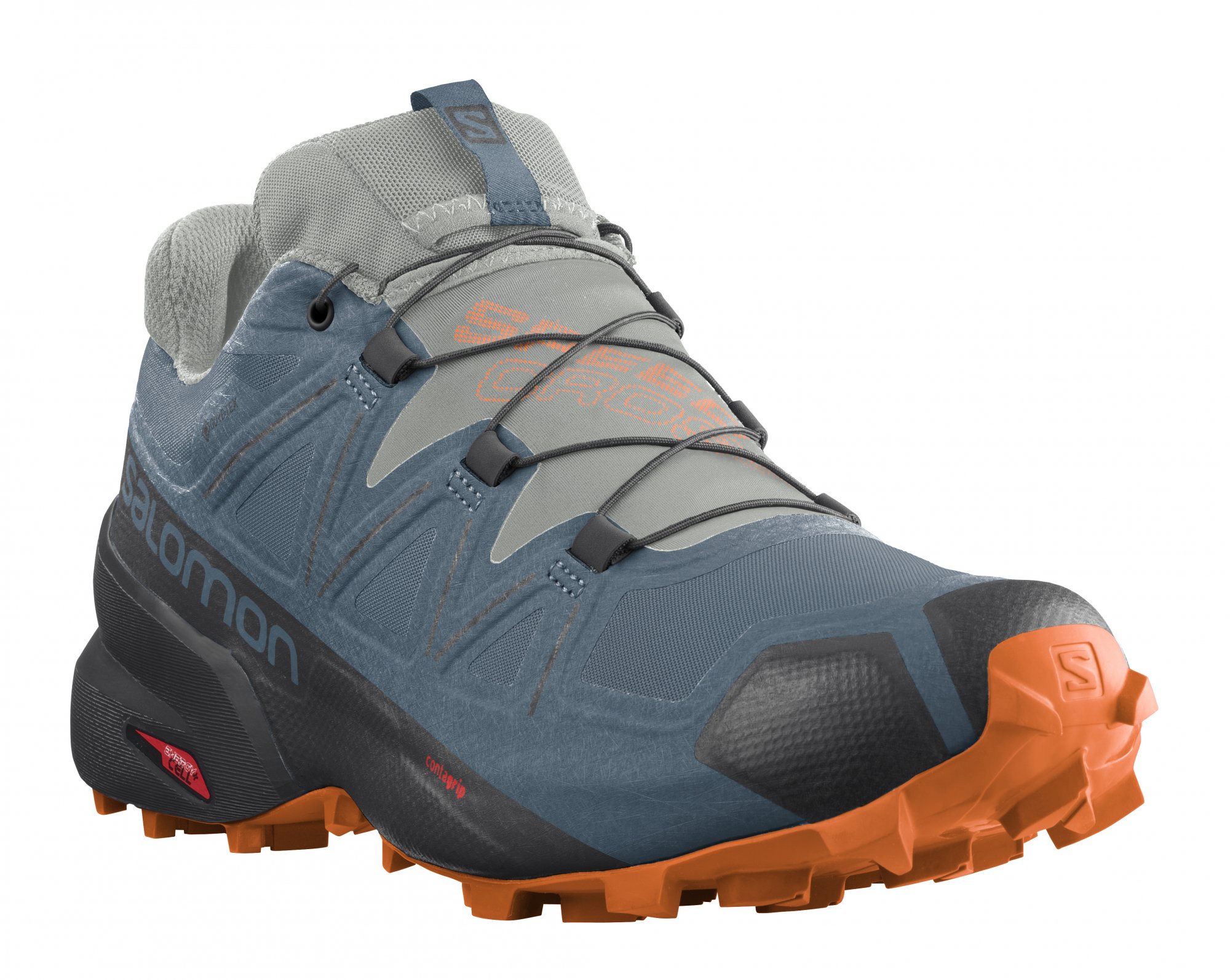 SALOMON SPEEDCROSS 5 GORE-TEX Mallard Blue/Wrought Iron/Vibrant Orange