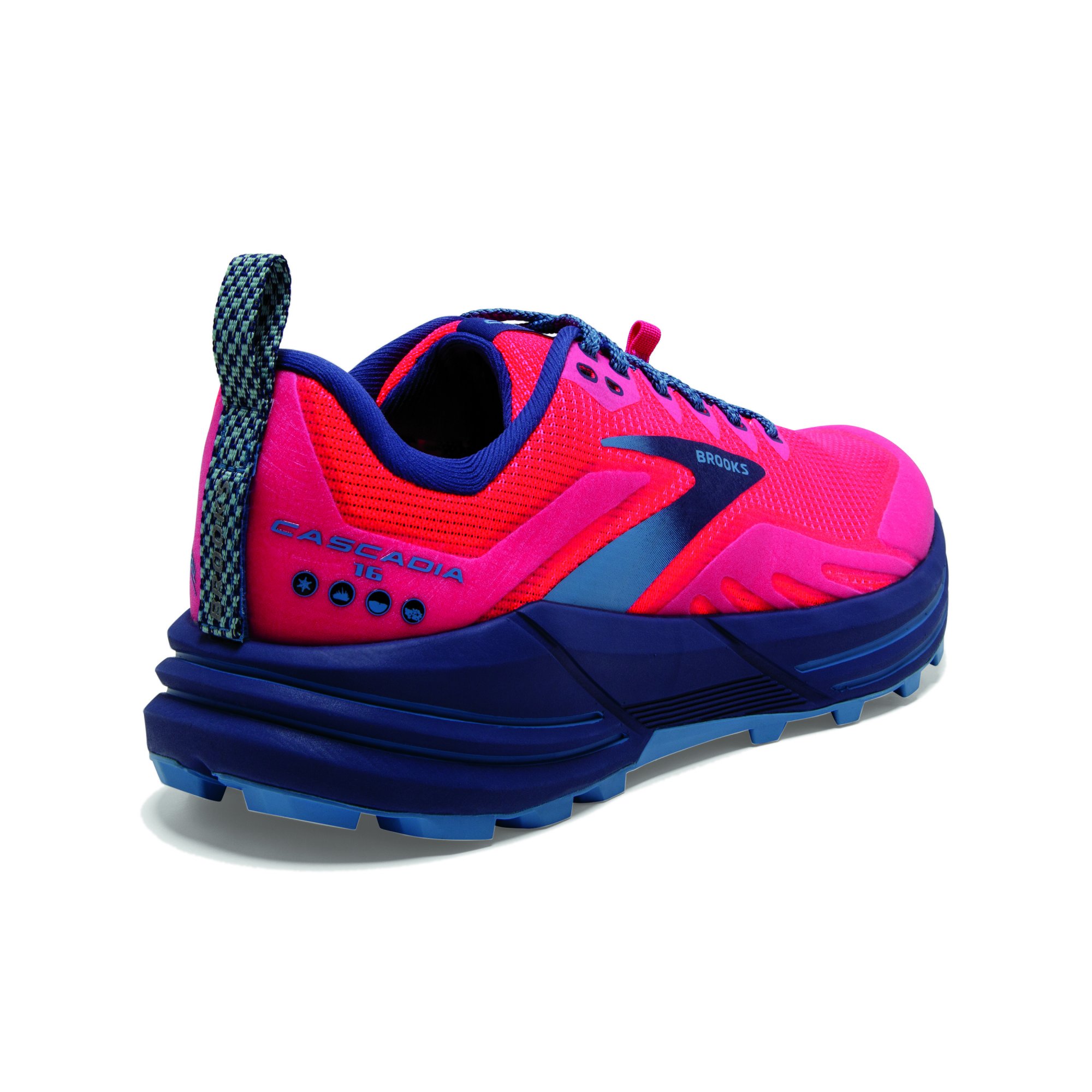 BROOKS Cascadia 16 W Pink/Flamber/Cobalt