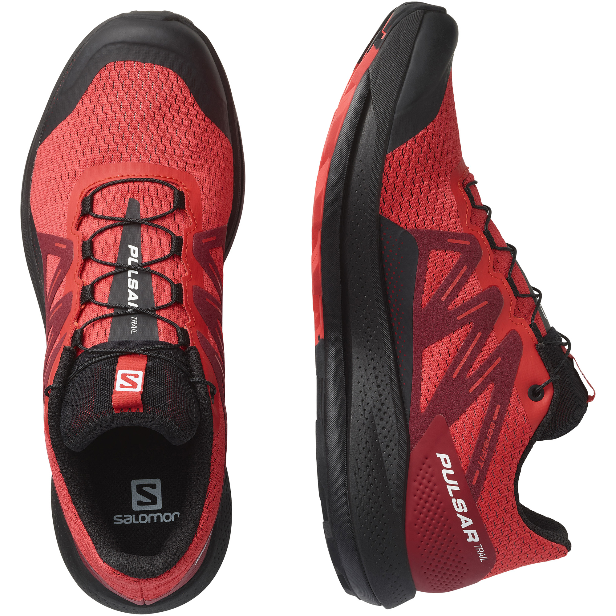 SALOMON PULSAR TRAIL Poppy Red/Bird/Black NEW