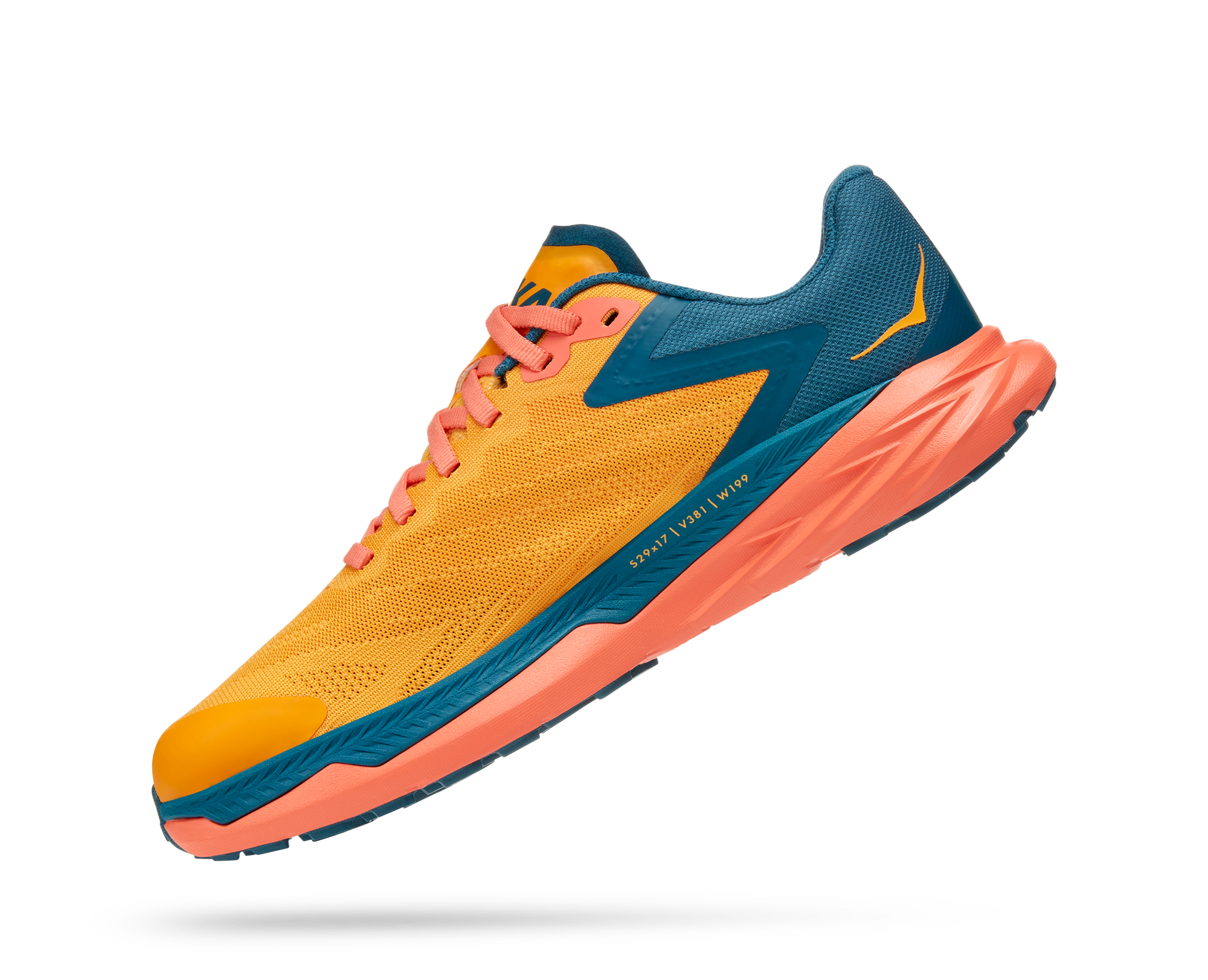 HOKA ZINAL W RADIANT YELLOW / CAMELLIA