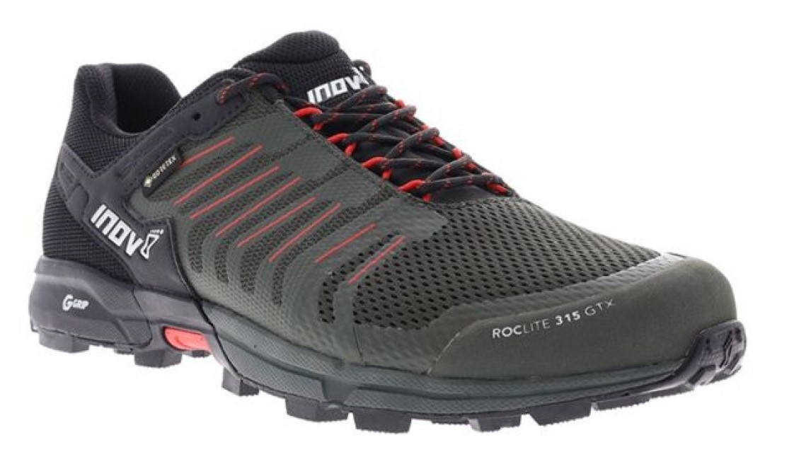 INOV-8 ROCLITE 315 GTX M (M) olive/black/red