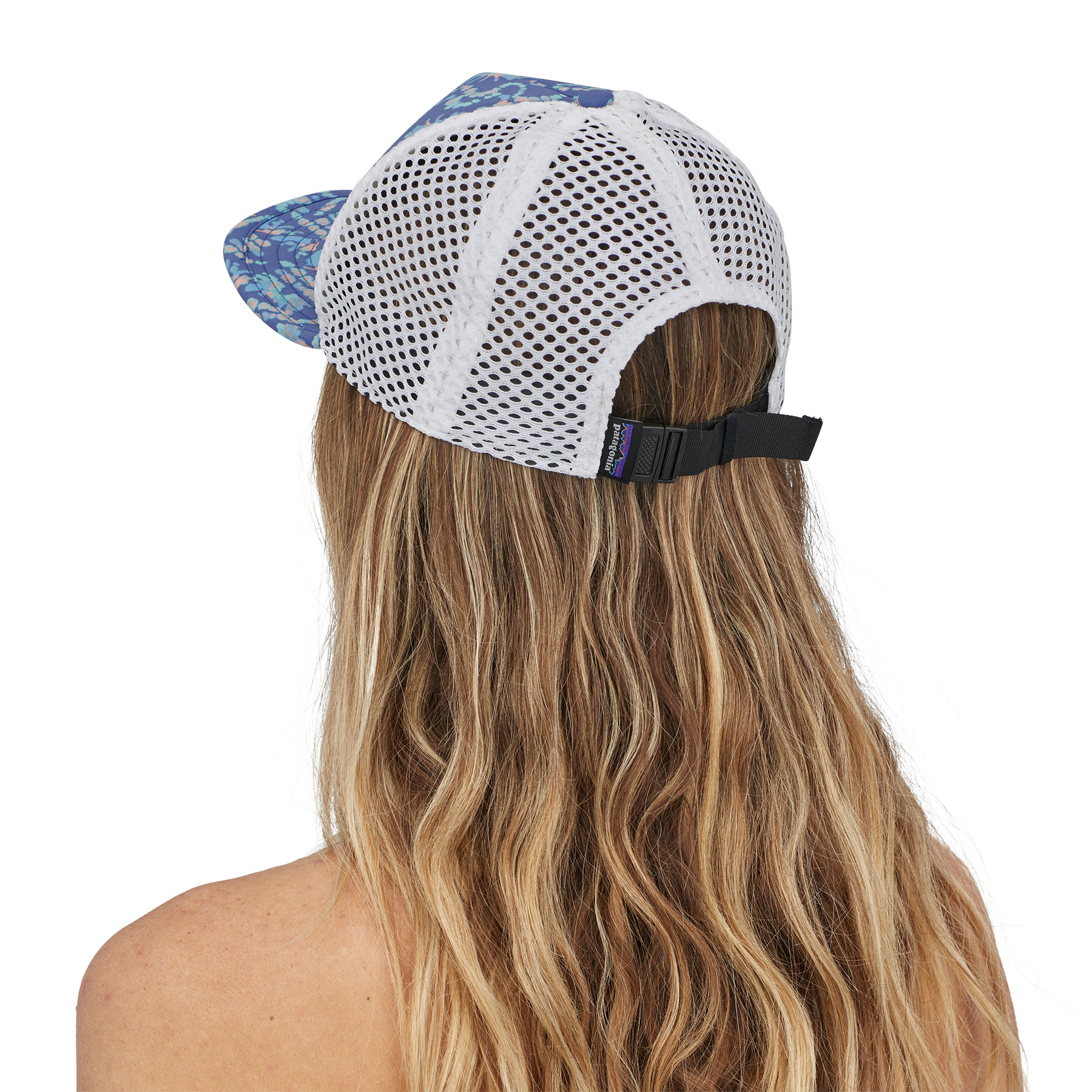 PATAGONIA Duckbill Shorty Trucker Hat Sunshine Dye: Current Blue