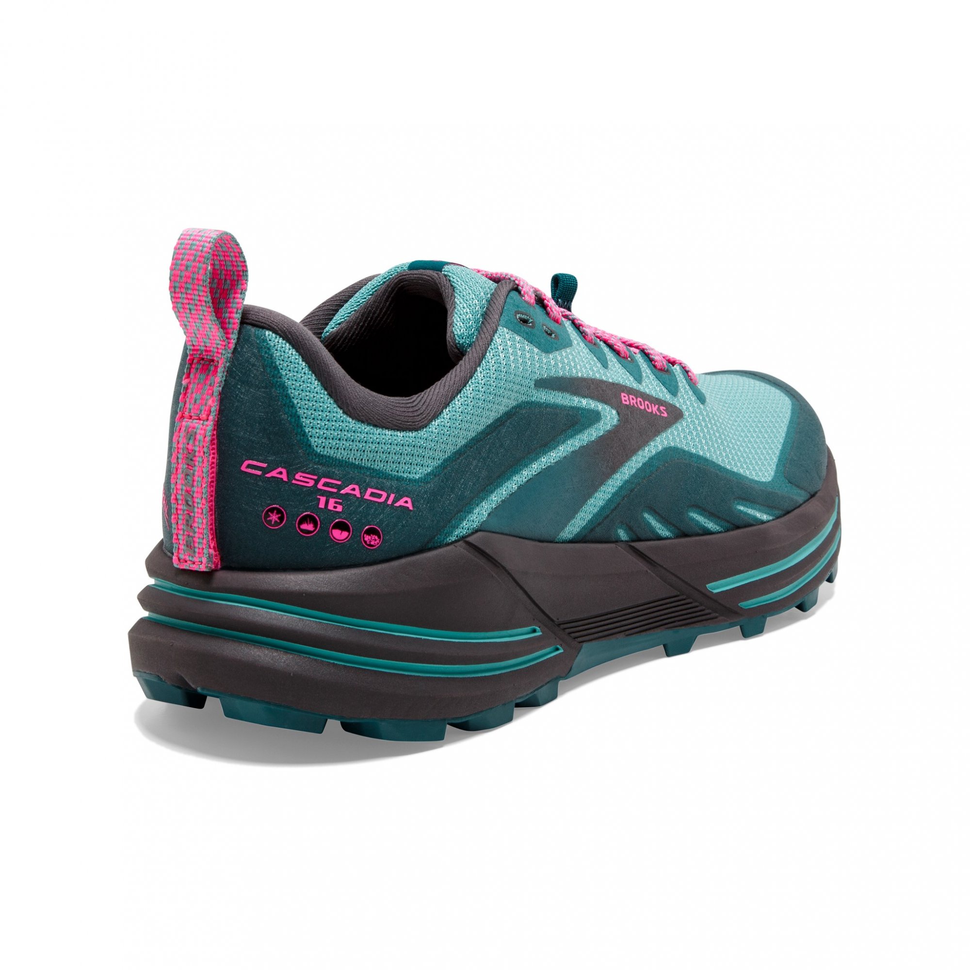 BROOKS Cascadia 16 W Porcelain/Blue Coral/Pink