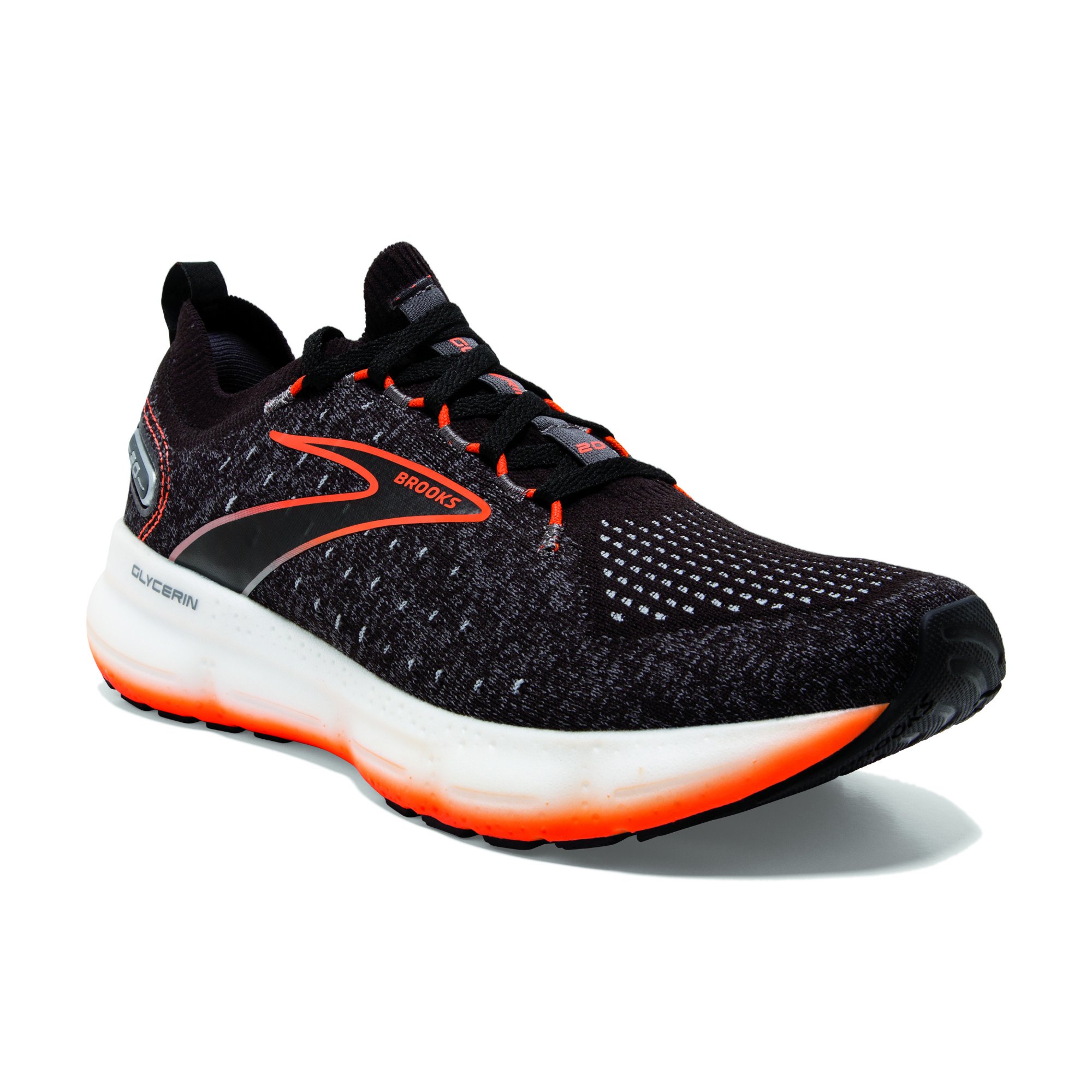 BROOKS Glycerin StealthFit 20 Black/Blackened Pearl/Flame