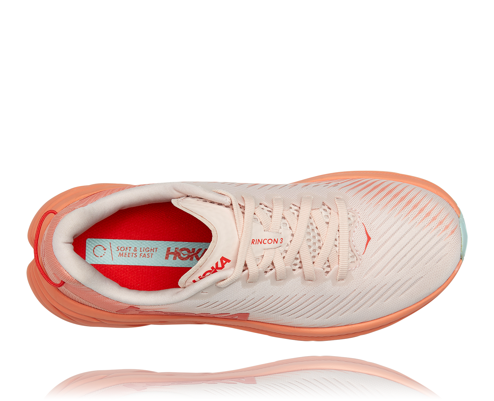 HOKA RINCON 3 W SHELL CORAL/PEACH PARFAIT