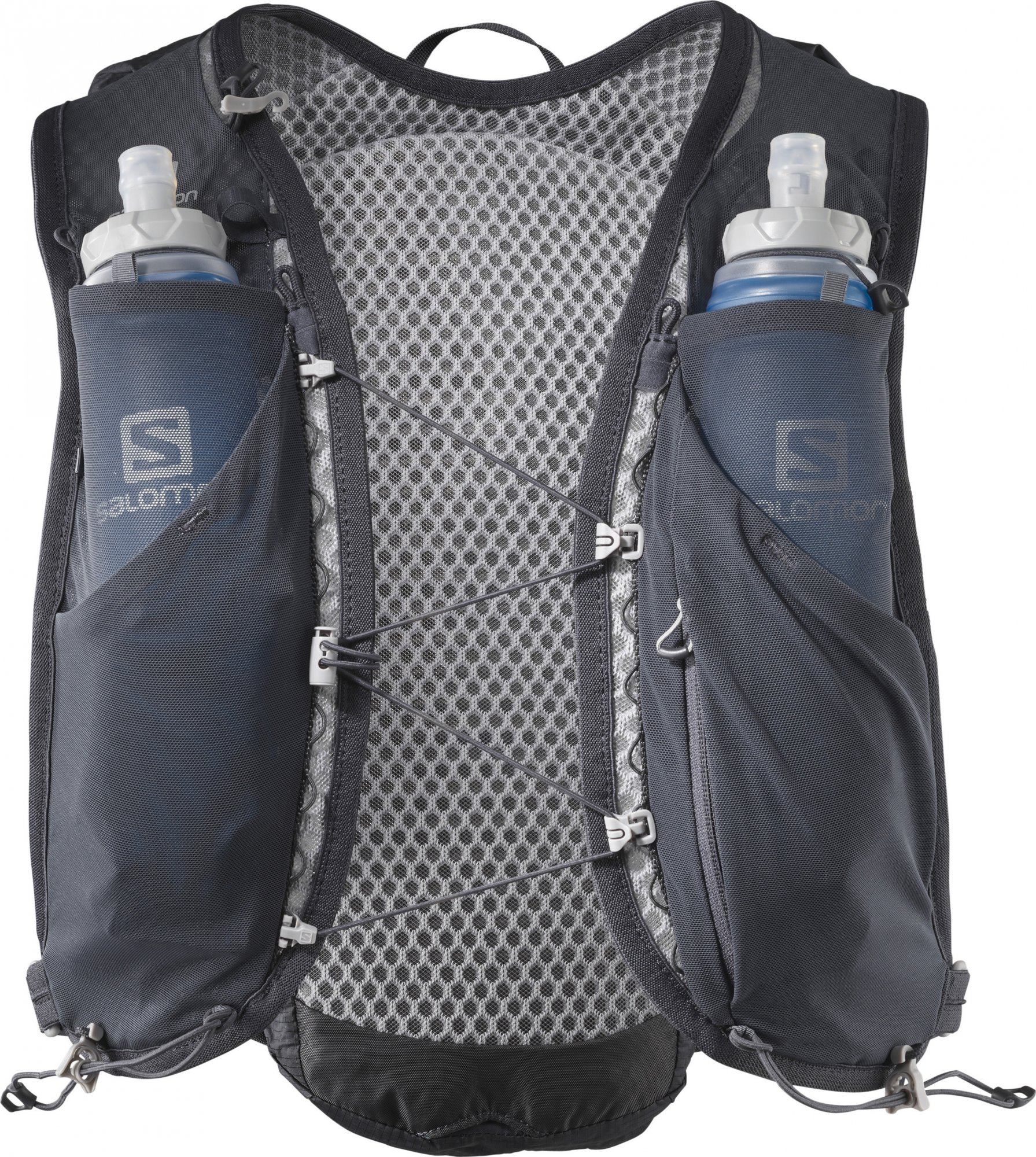 SALOMON XA 15 with flasks EBONY/ALLOY