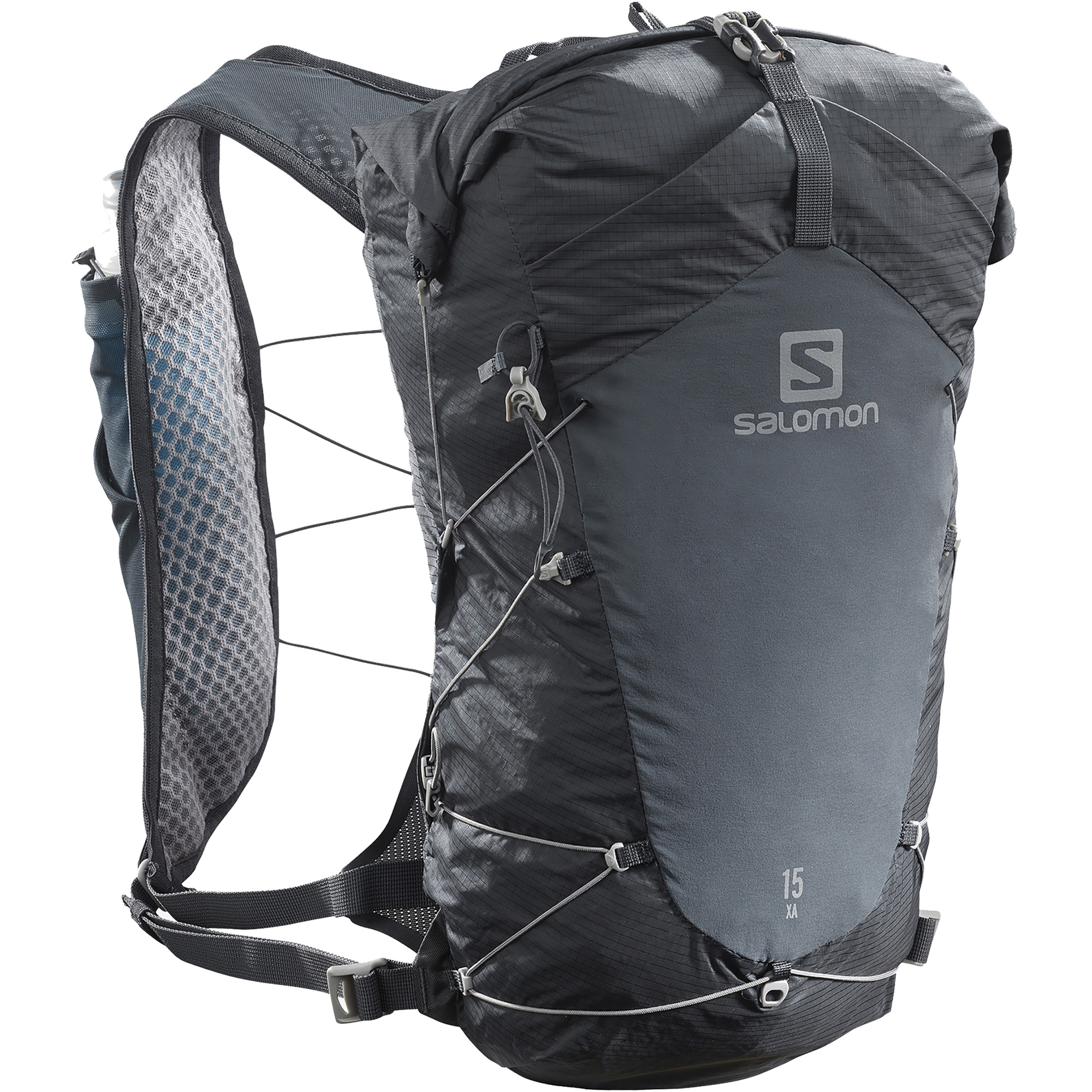 SALOMON XA 15 with flasks EBONY/ALLOY