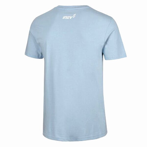 INOV-8 COTTON TEE "INOV-8" M light blue