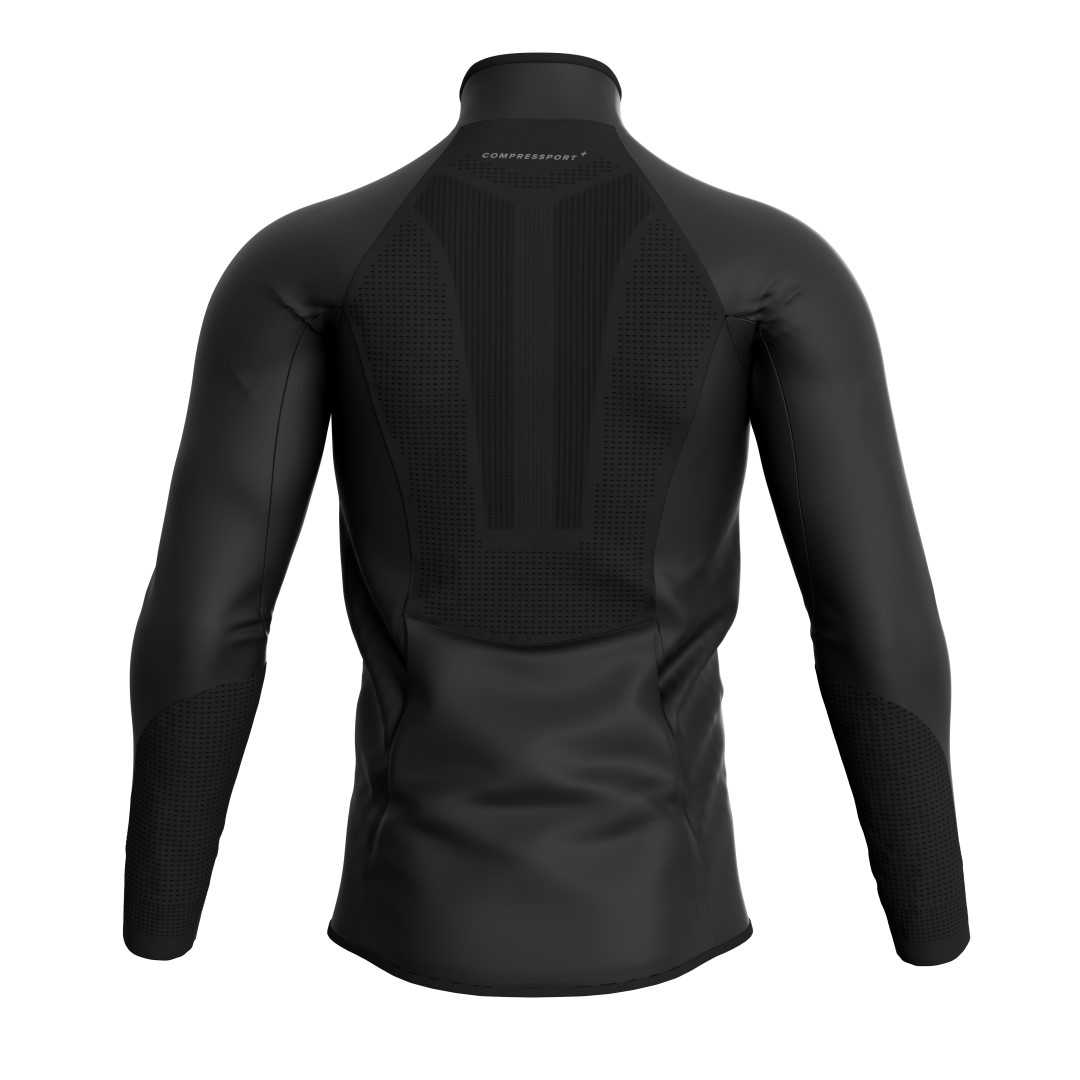 COMPRESSPORT HURRICANE WINDPROOF JACKET M BLACK 