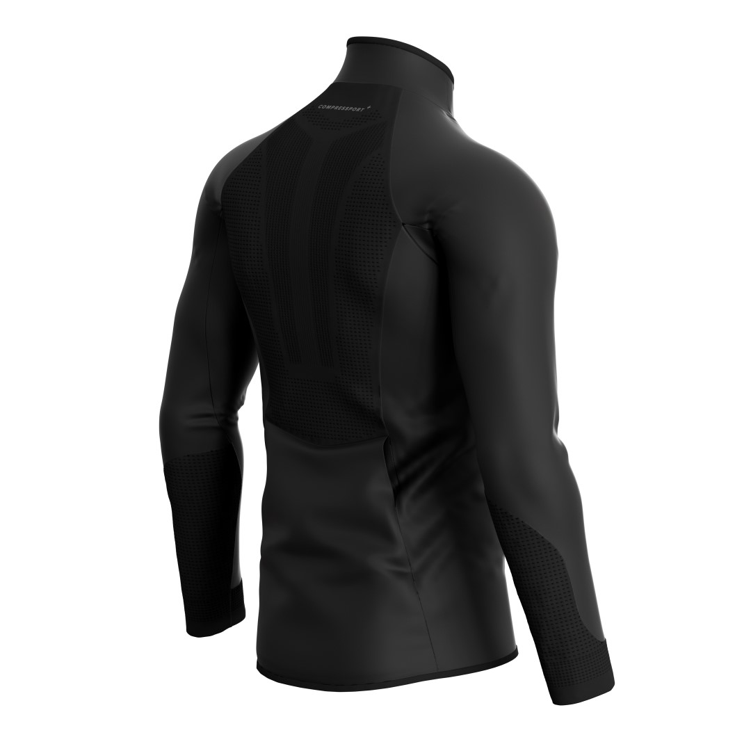 COMPRESSPORT HURRICANE WINDPROOF JACKET M BLACK 