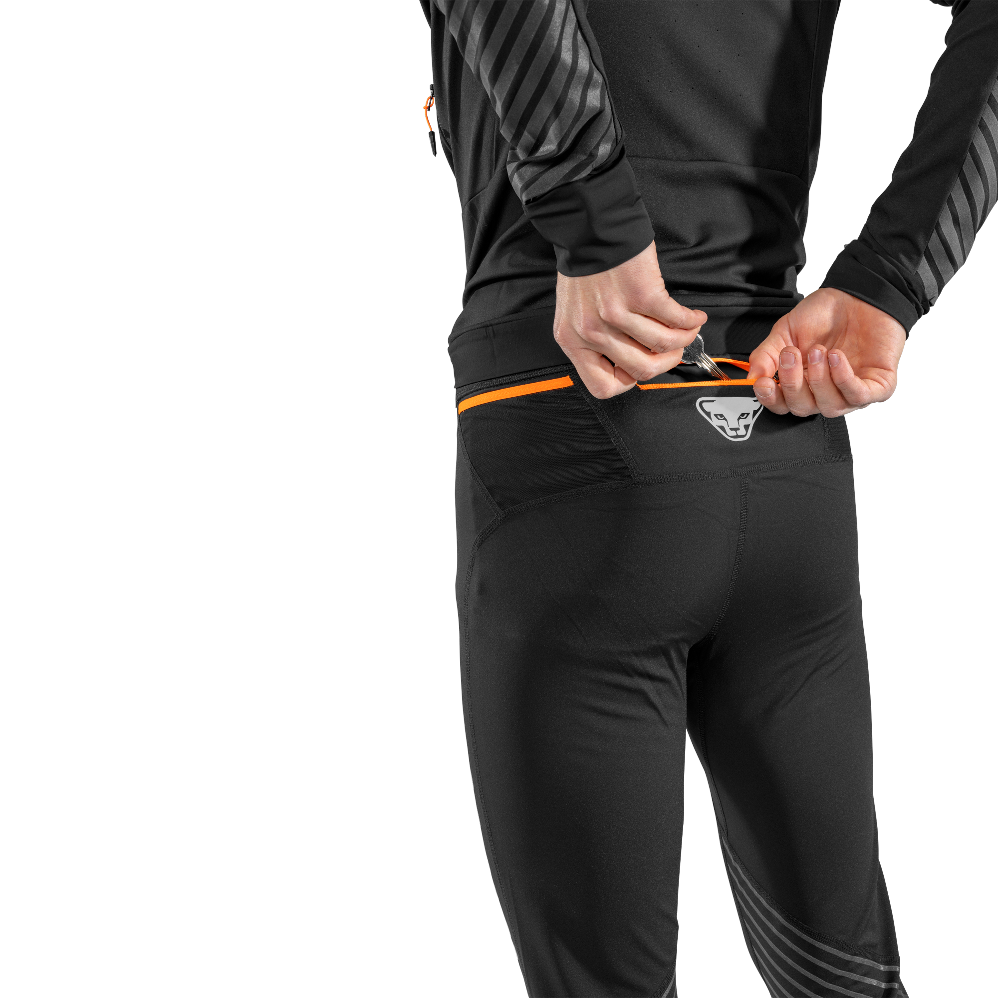 DYNAFIT REFLECTIVE TIGHTS M Black Out