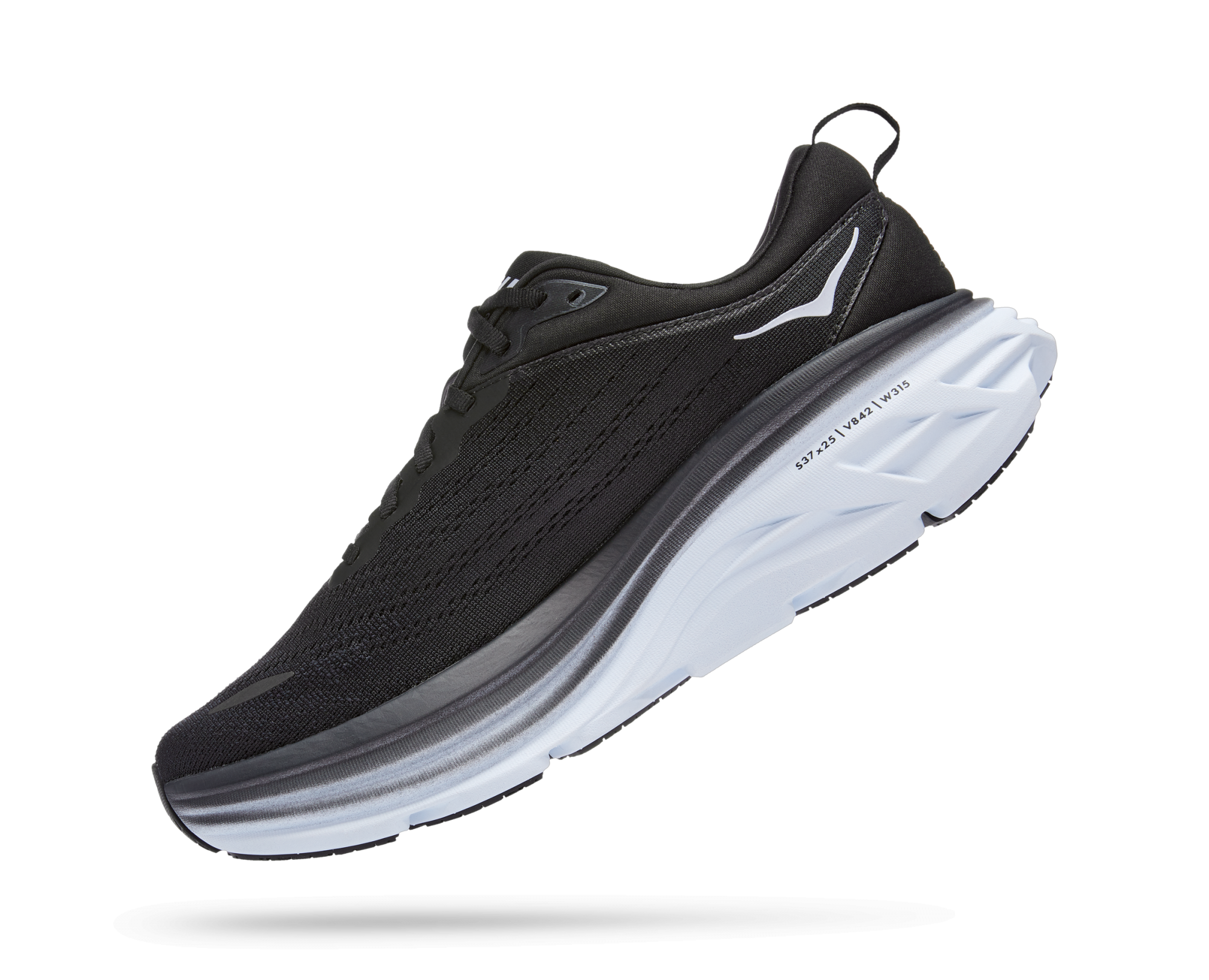 HOKA BONDI 8 BLACK / WHITE