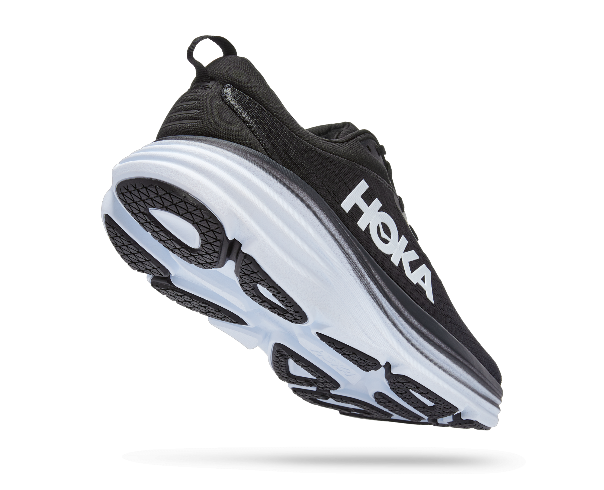 HOKA BONDI 8 BLACK / WHITE