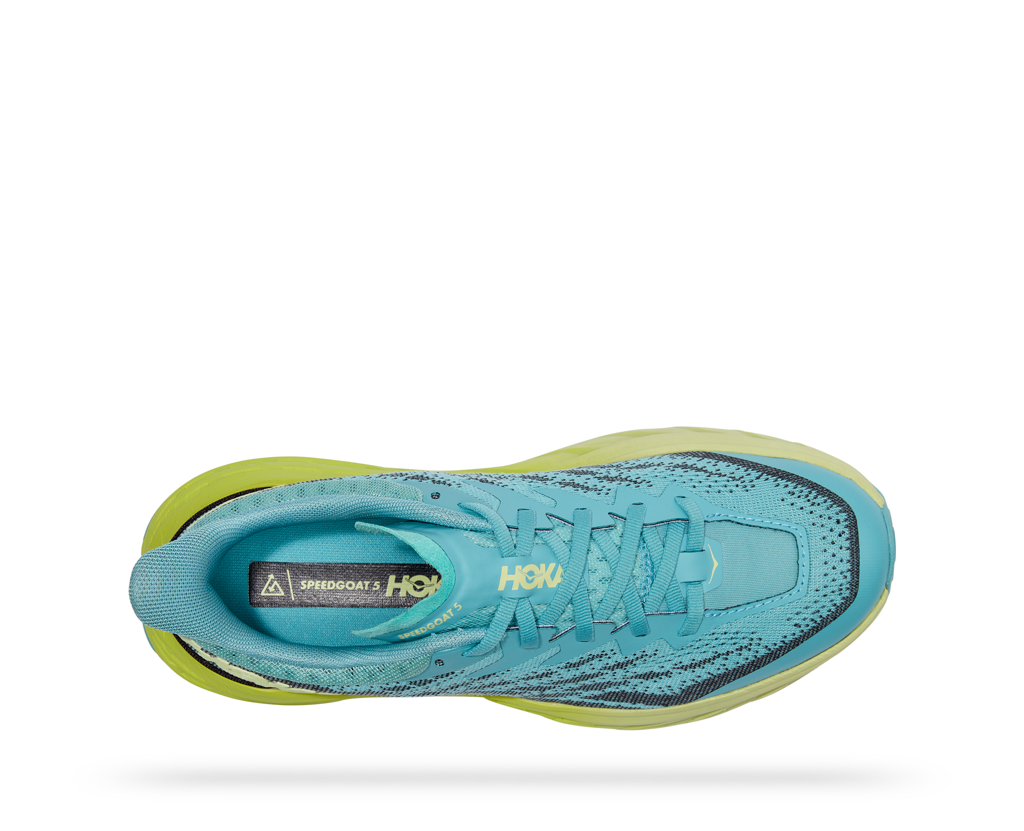 HOKA SPEEDGOAT 5 W COASTAL SHADE / GREEN GLOW