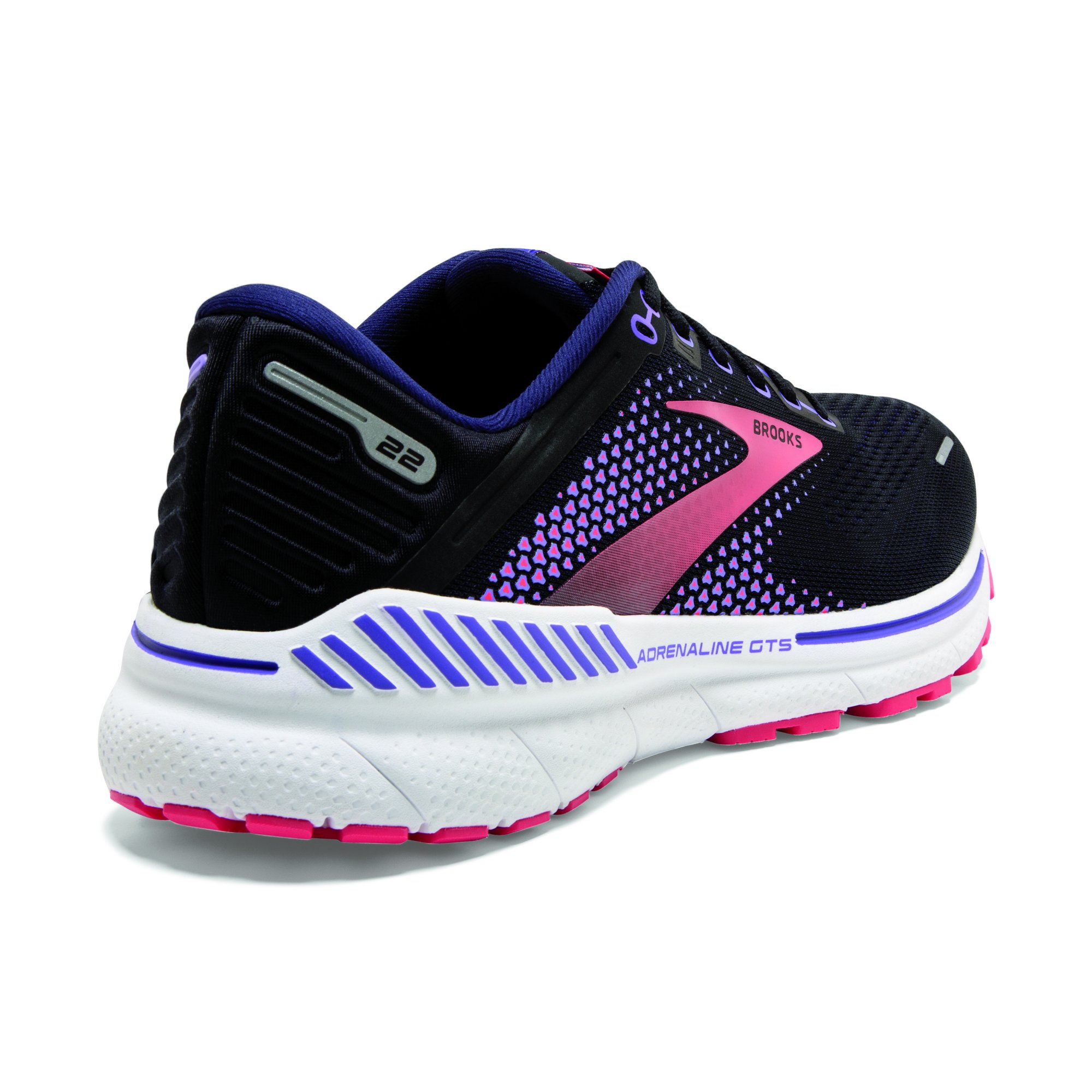 BROOKS Adrenaline GTS 22 W Black/Purple/Coral