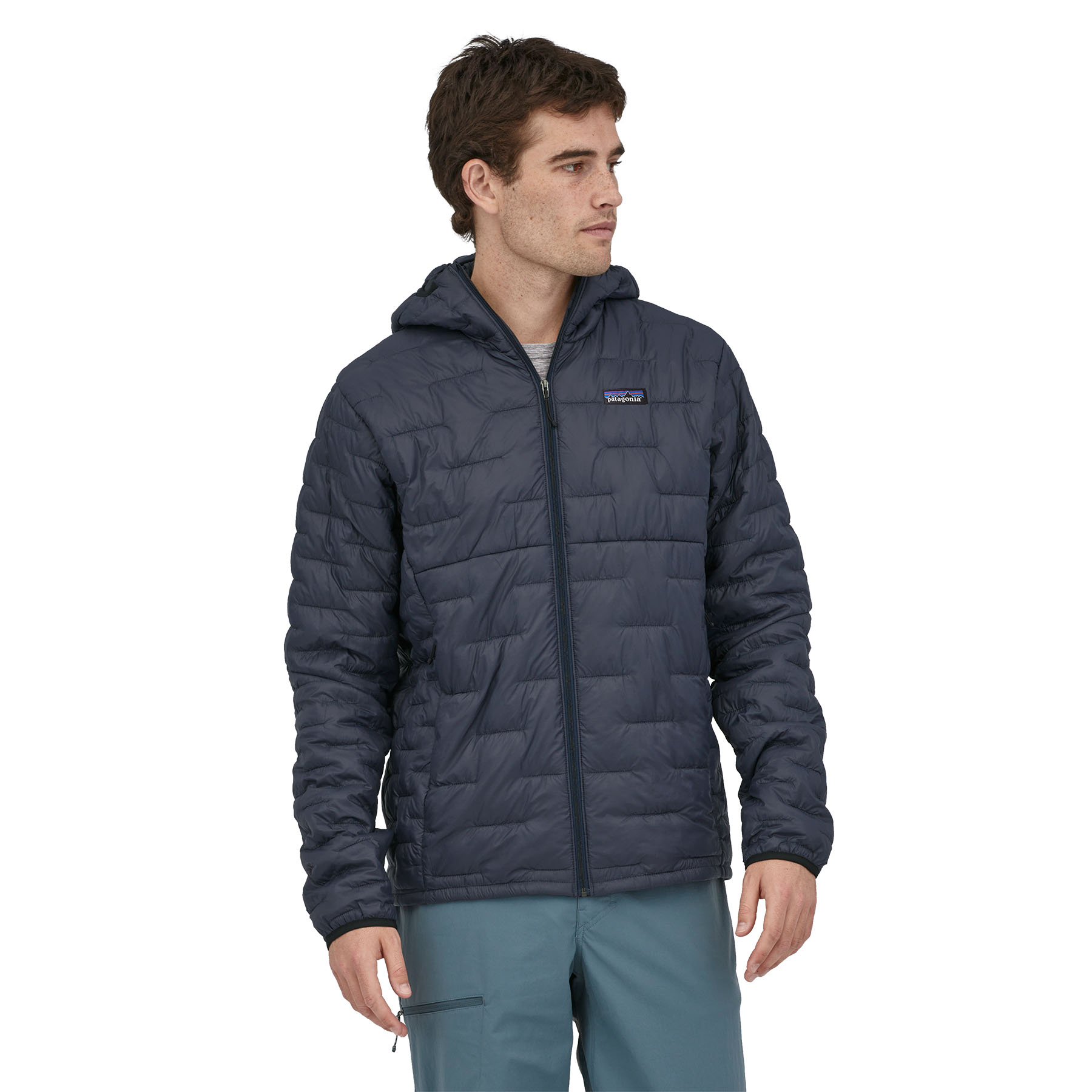 PATAGONIA Men's Micro Puff® Hoody Smolder Blue