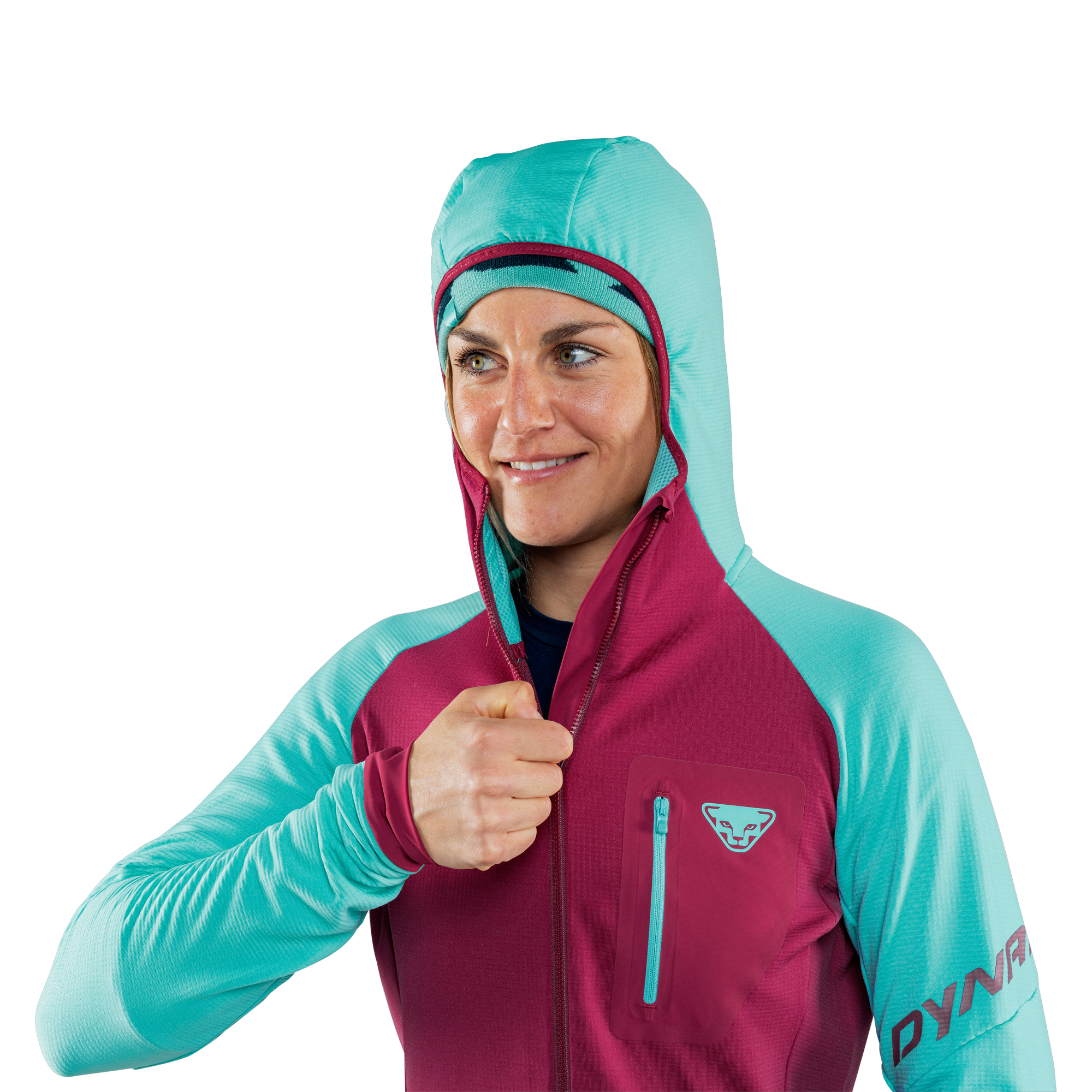 DYNAFIT Radical Polartec® Hooded Jacket Women Blue Marine