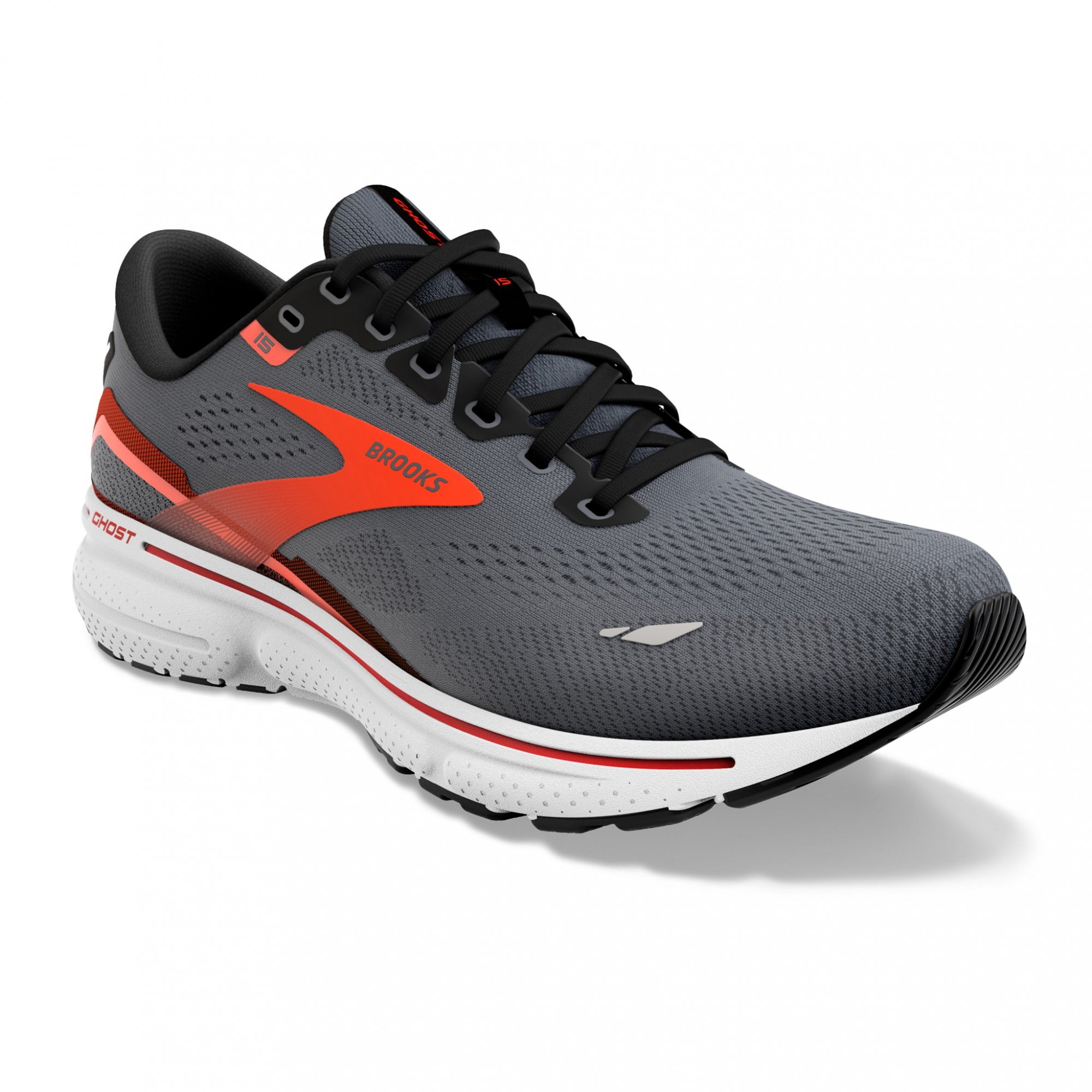 BROOKS Ghost 15 Ebony/Black/Spicy Orange