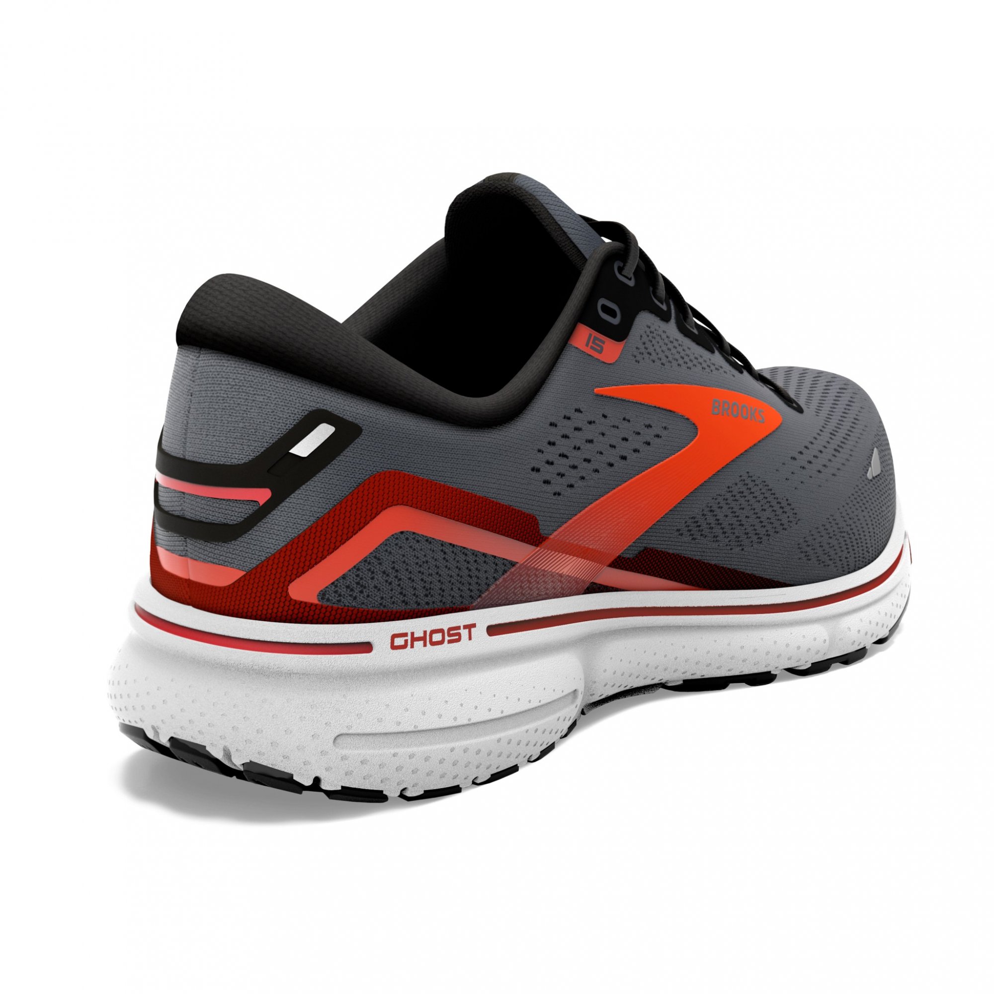 BROOKS Ghost 15 Ebony/Black/Spicy Orange