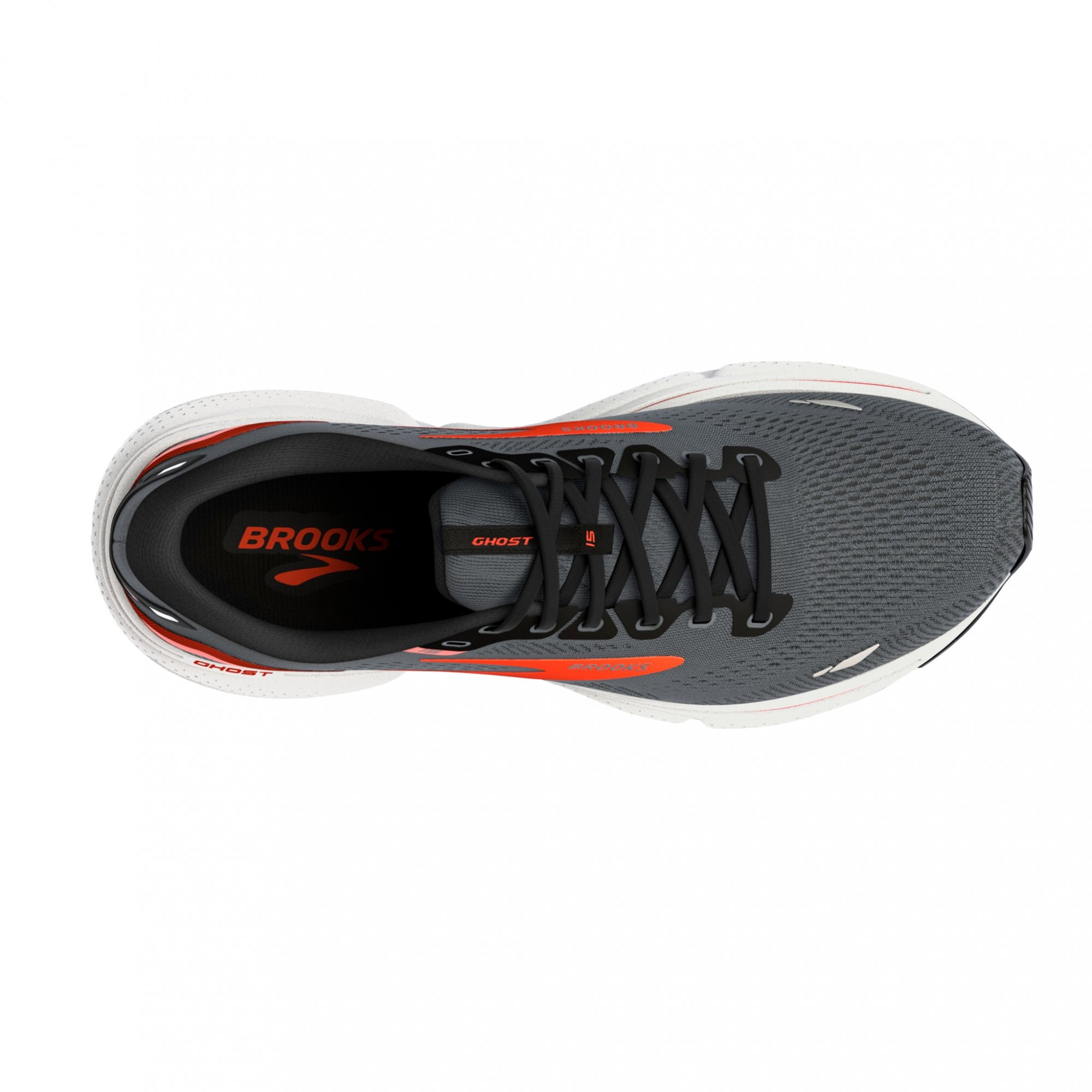 BROOKS Ghost 15 Ebony/Black/Spicy Orange