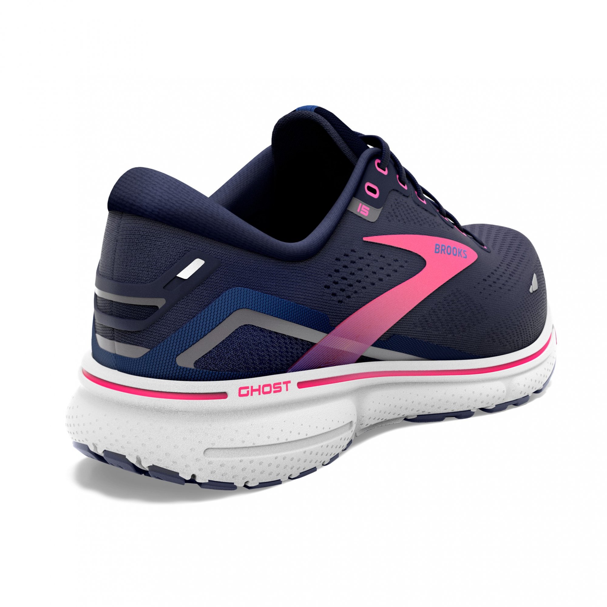 BROOKS Ghost 15 W Peacoat/Blue/Pink