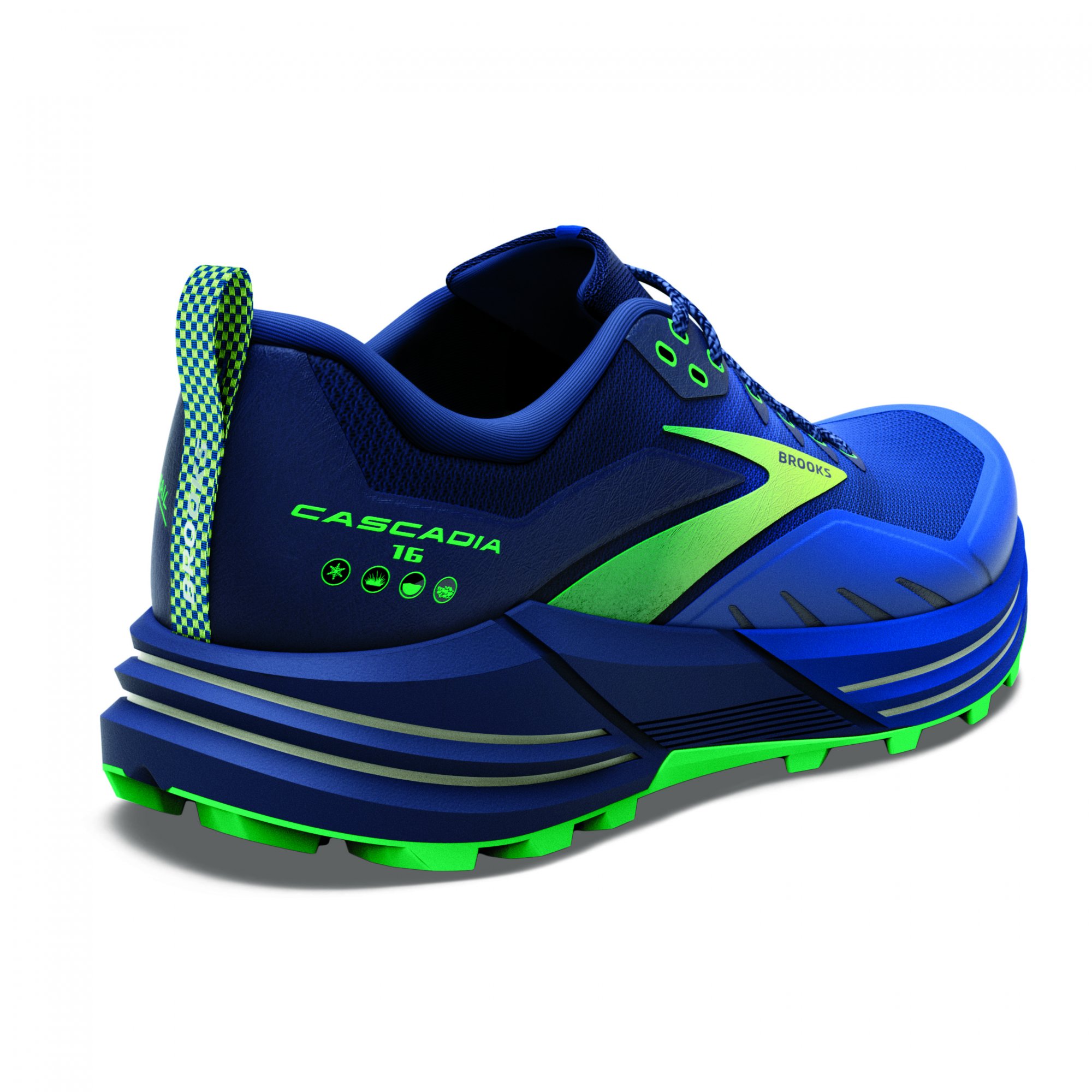 BROOKS Cascadia 16 Blue/Surf the Web/Green