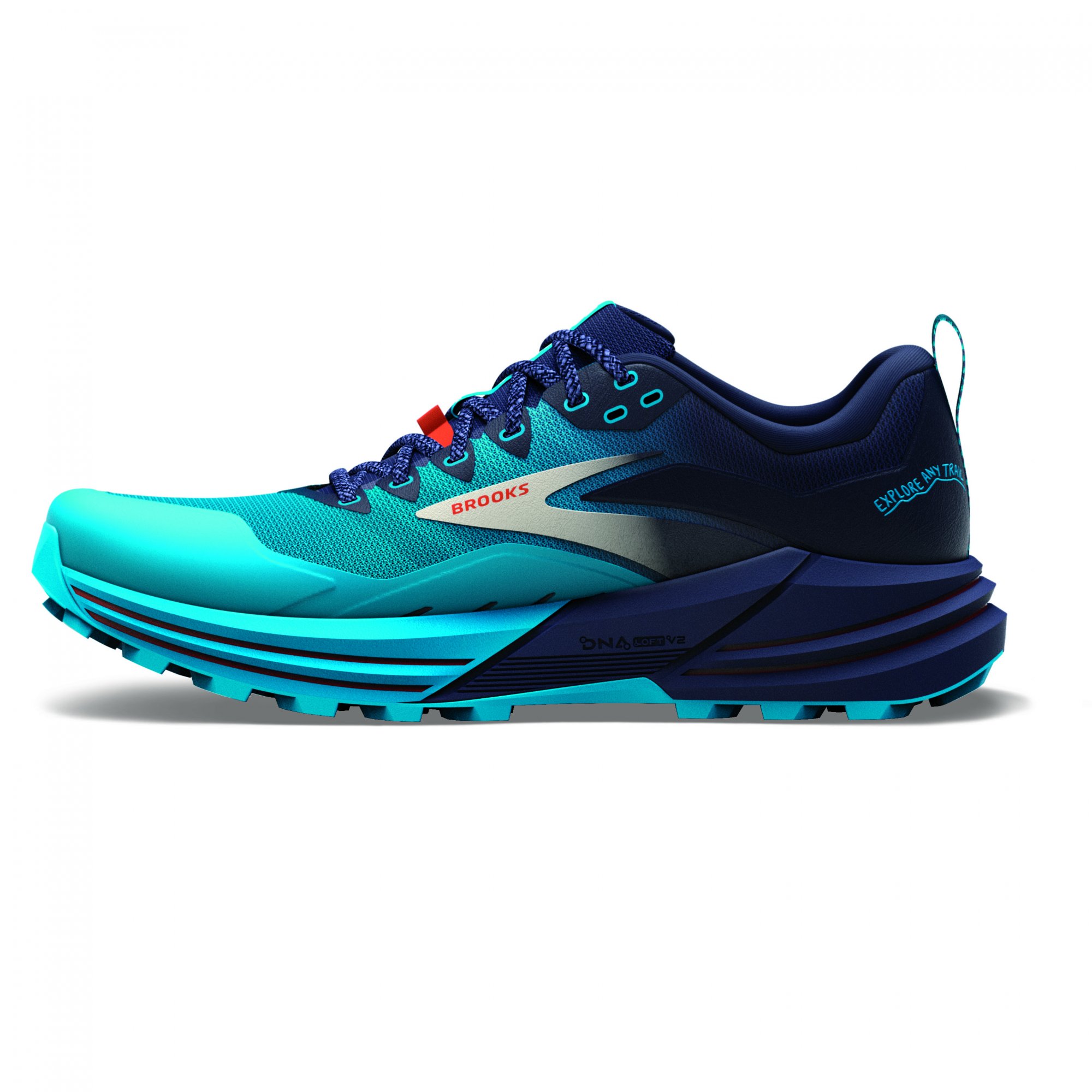 BROOKS Cascadia 16 Peacoat/Atomic Blue/Rooibos