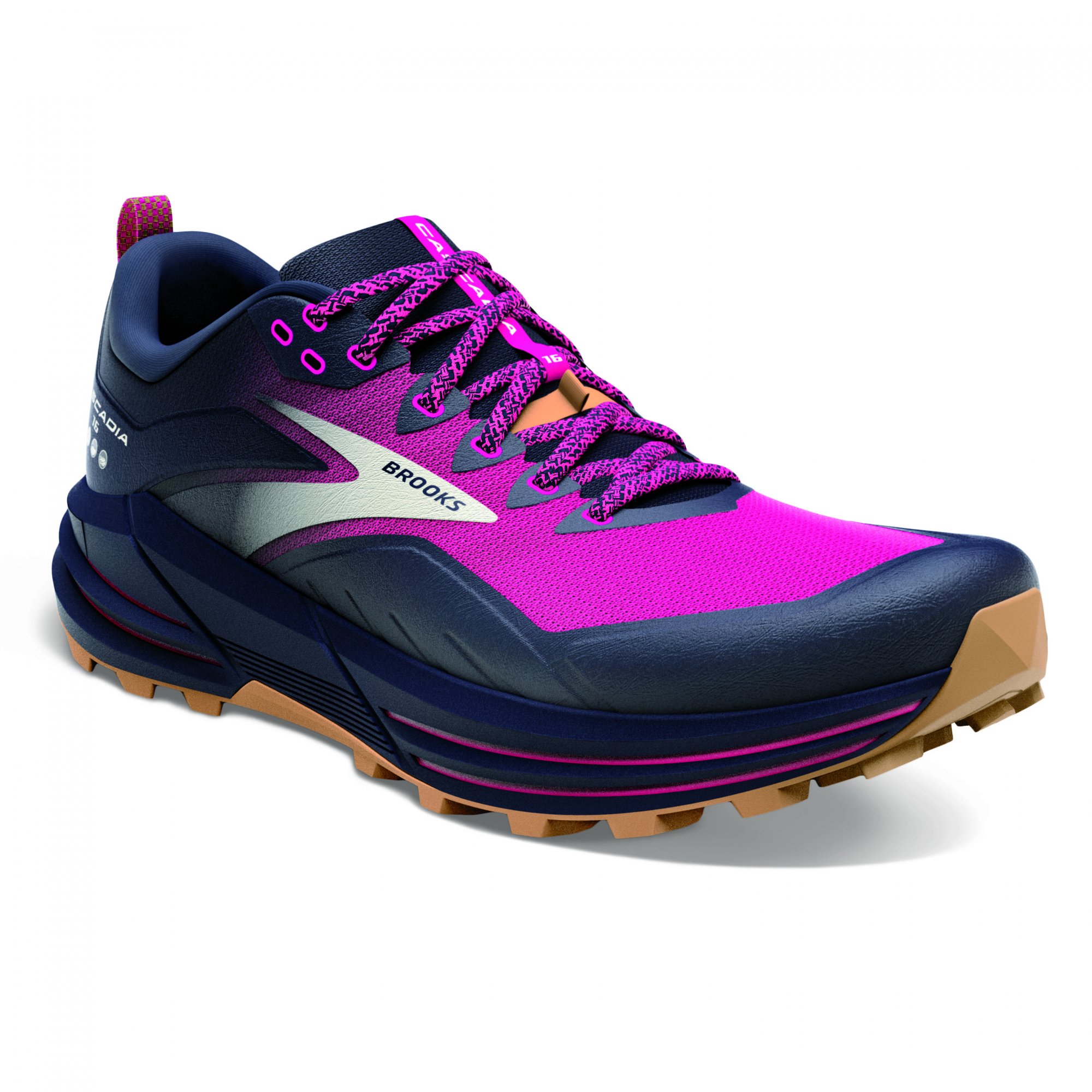 BROOKS Cascadia 16 W Peacoat/Pink/Biscuit