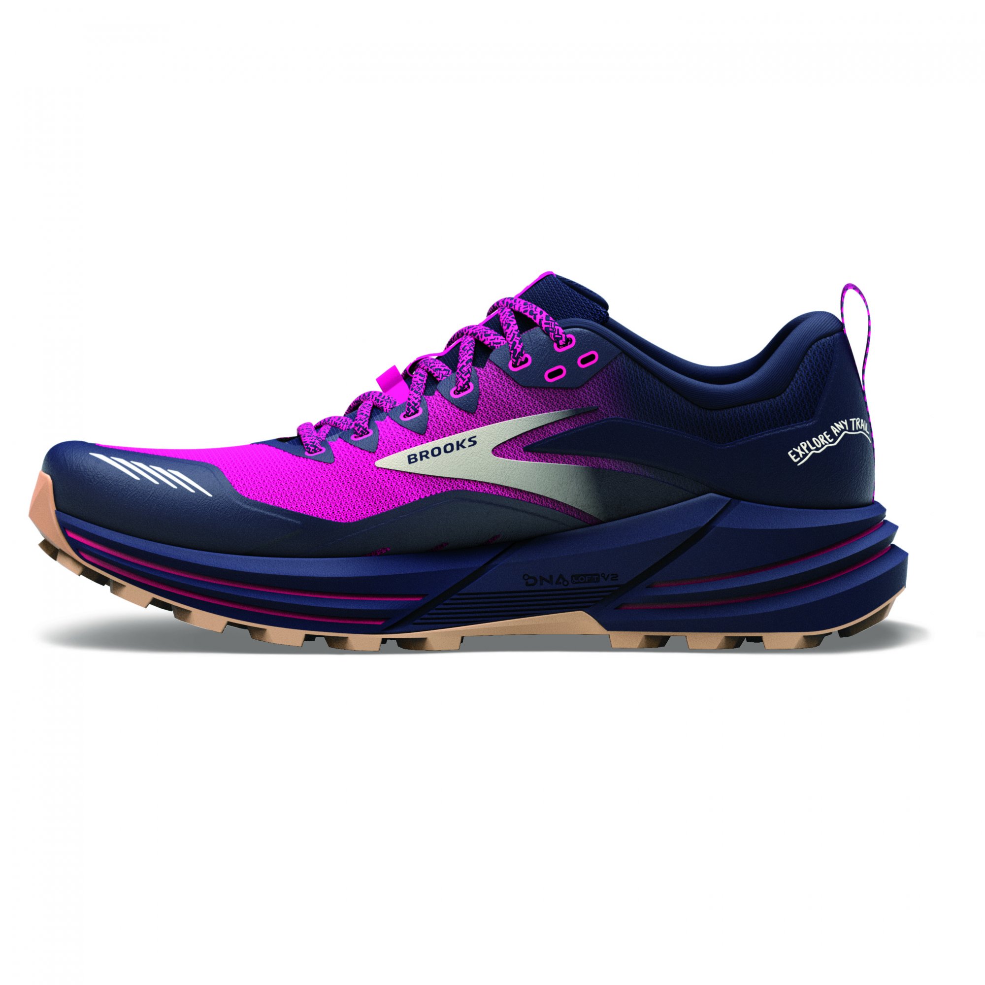 BROOKS Cascadia 16 W Peacoat/Pink/Biscuit