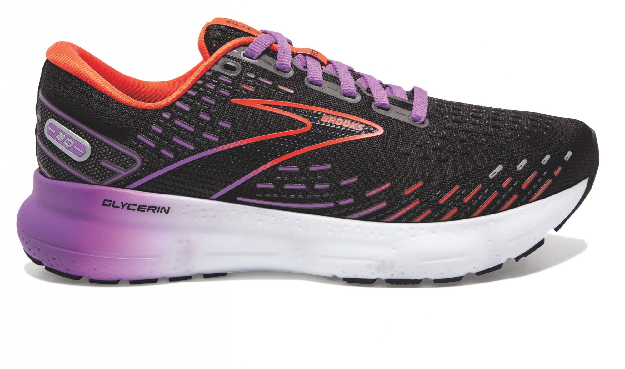 BROOKS Glycerin 20 W Black/Bellflower/Fiesta