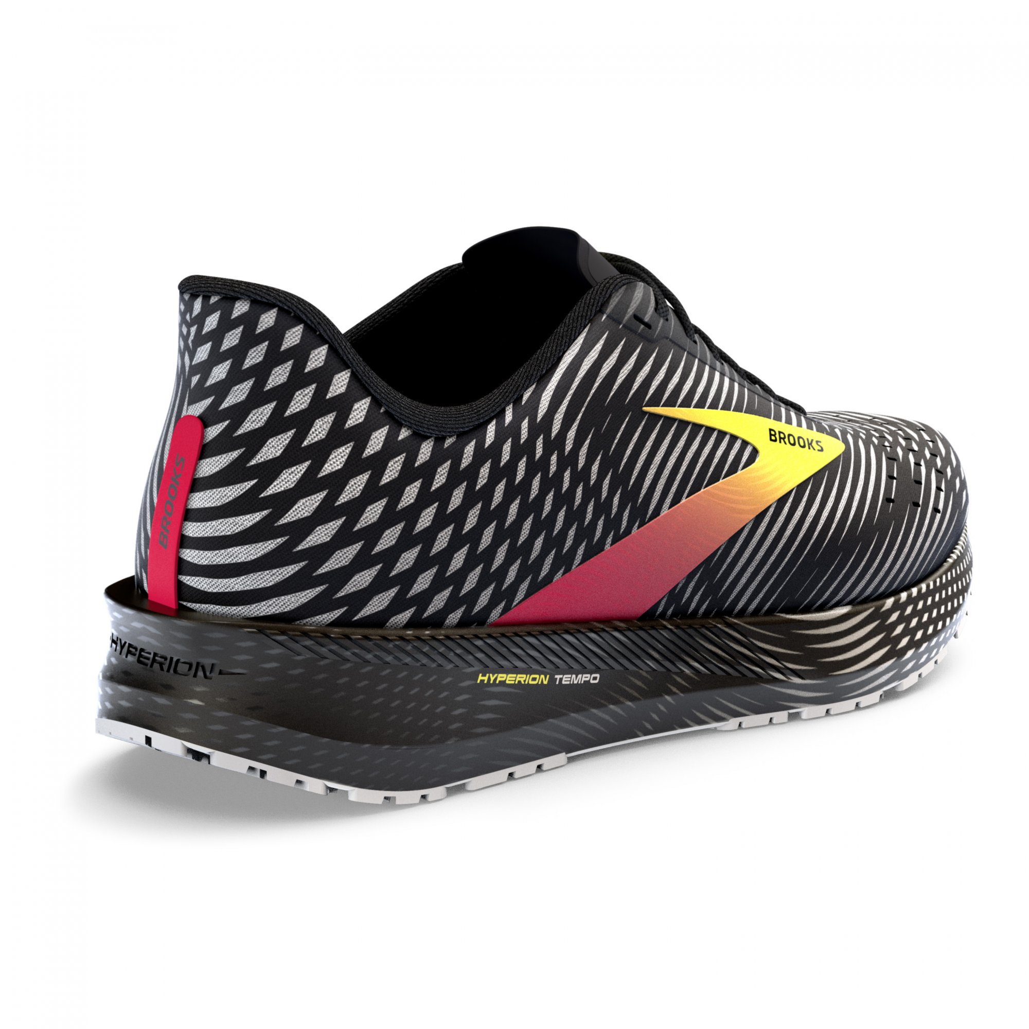 BROOKS Hyperion Tempo Black/Pink/Yellow