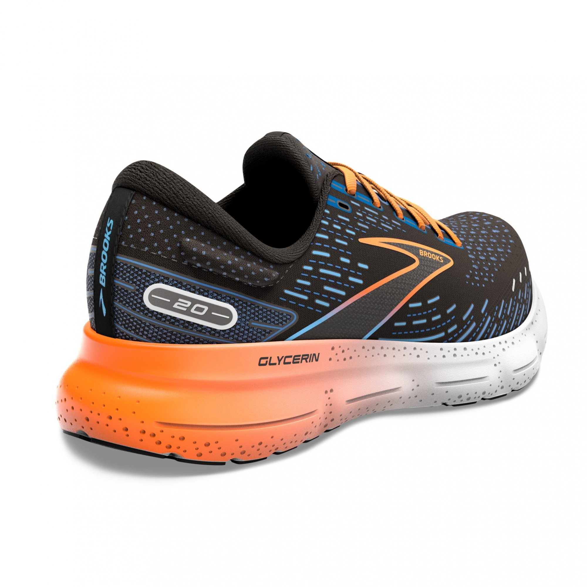 BROOKS Glycerin 20 Black/Classic Blue/ Orange