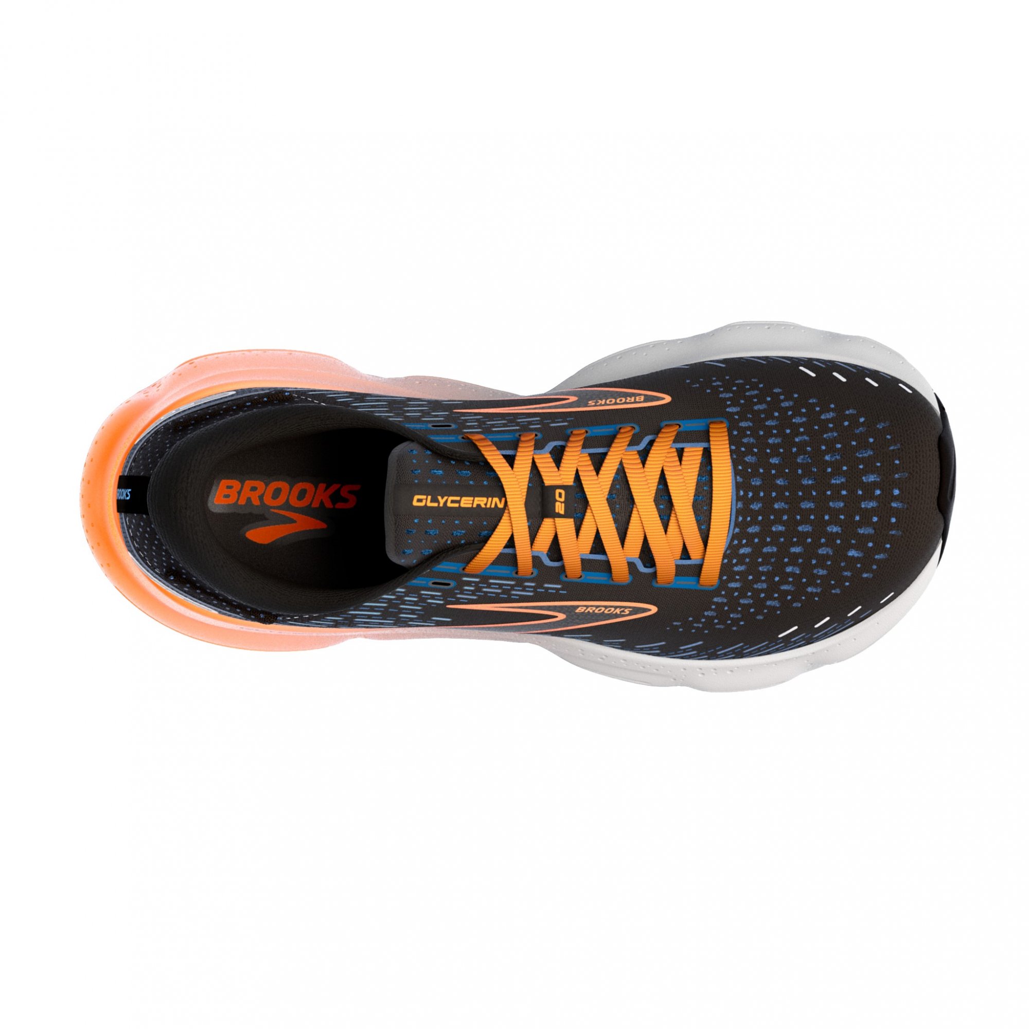 BROOKS Glycerin 20 Black/Classic Blue/ Orange