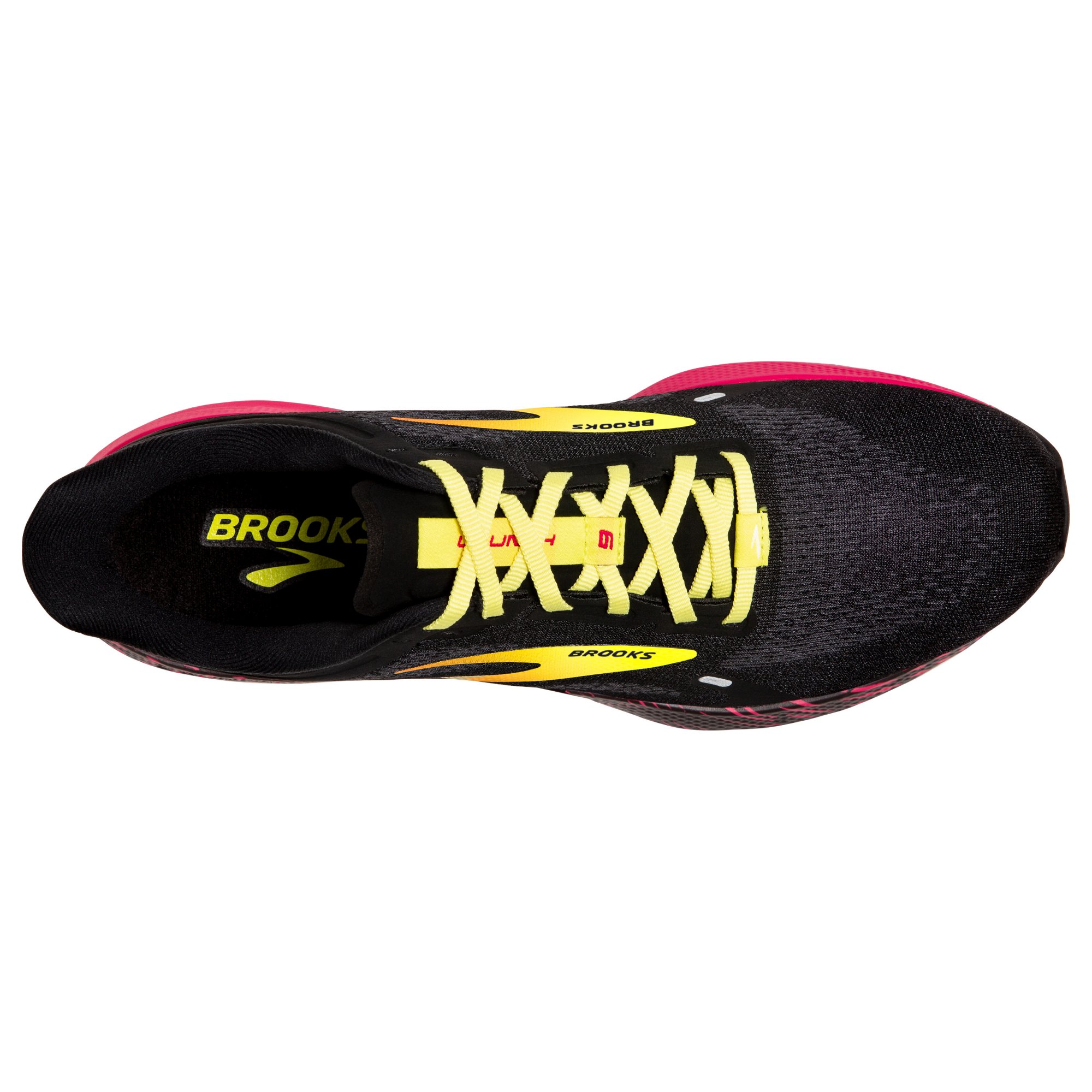 BROOKS Launch 9 W Black/Pink/Yellow