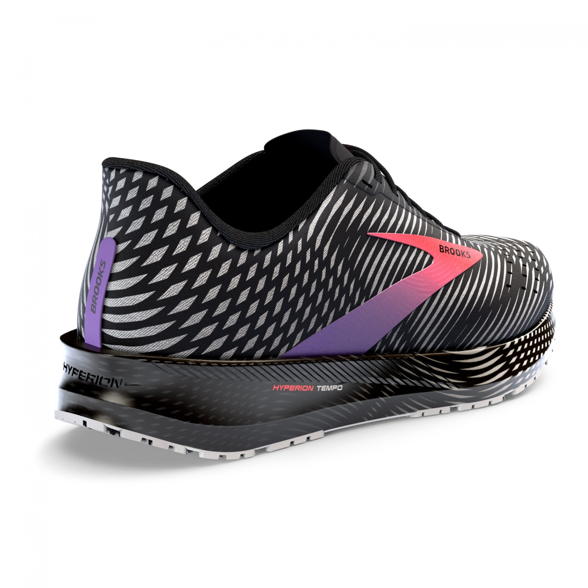 BROOKS Hyperion Tempo W Black/Coral/Purple