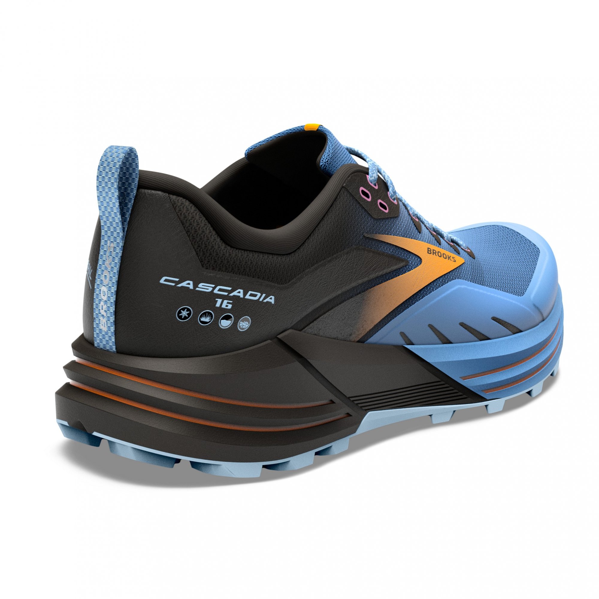 BROOKS Cascadia 16 W Blue/Black/Yellow